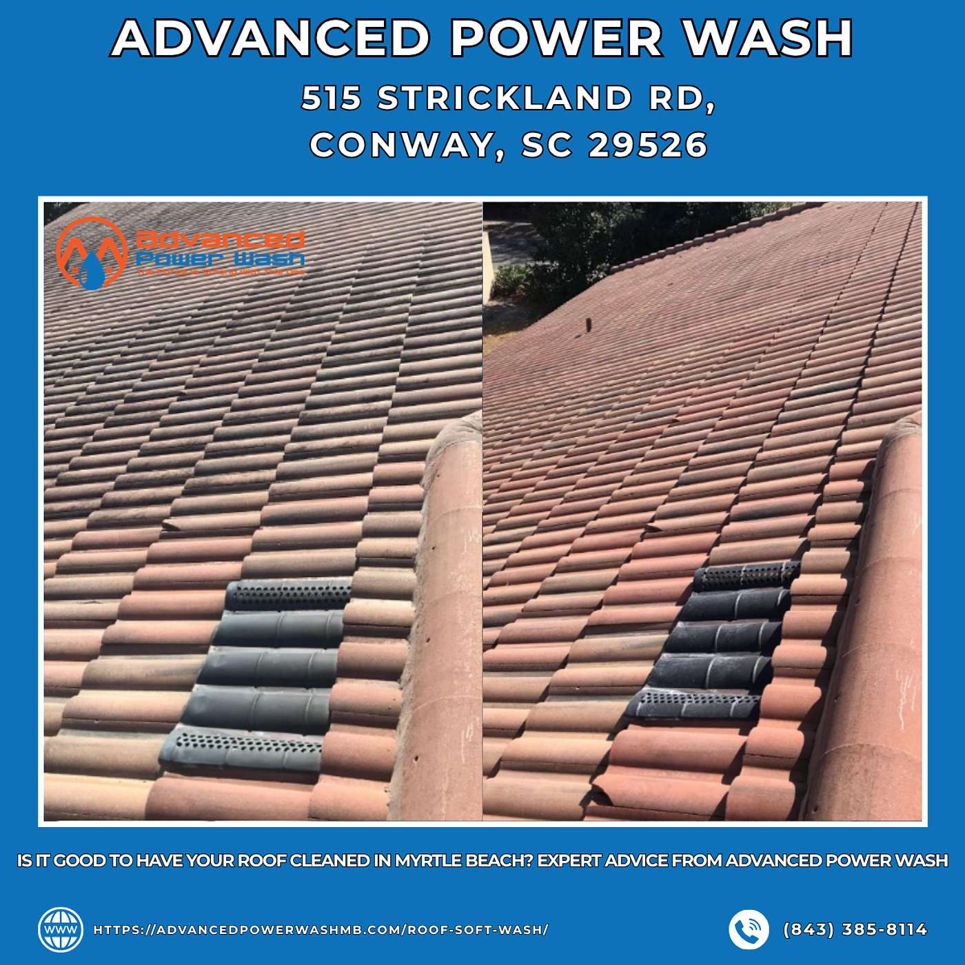 Is It Good to Have Your Roof Cleaned in Myrtle Beach? Expert Advice From Advanced Power Wash episode artwork