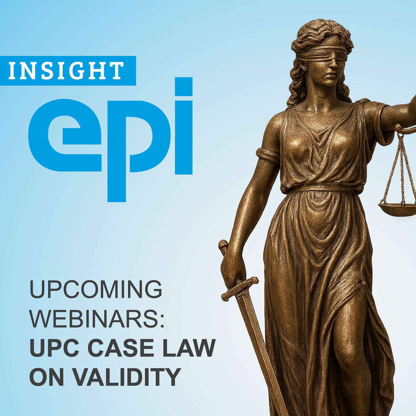 Upcoming webinars: UPC Case Law on validity