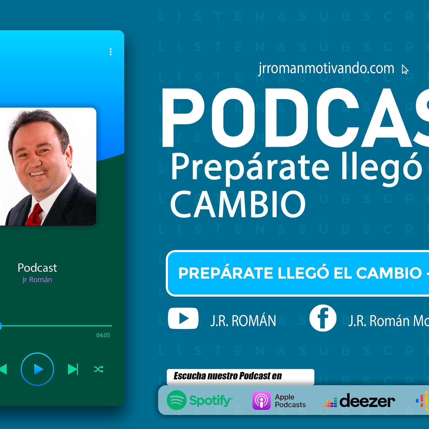 SECRETOS PARA MANTENERTE SANO Y FELIZ - PODCAST PREPÁRATE LLEGÓ EL CAMBIO episode artwork