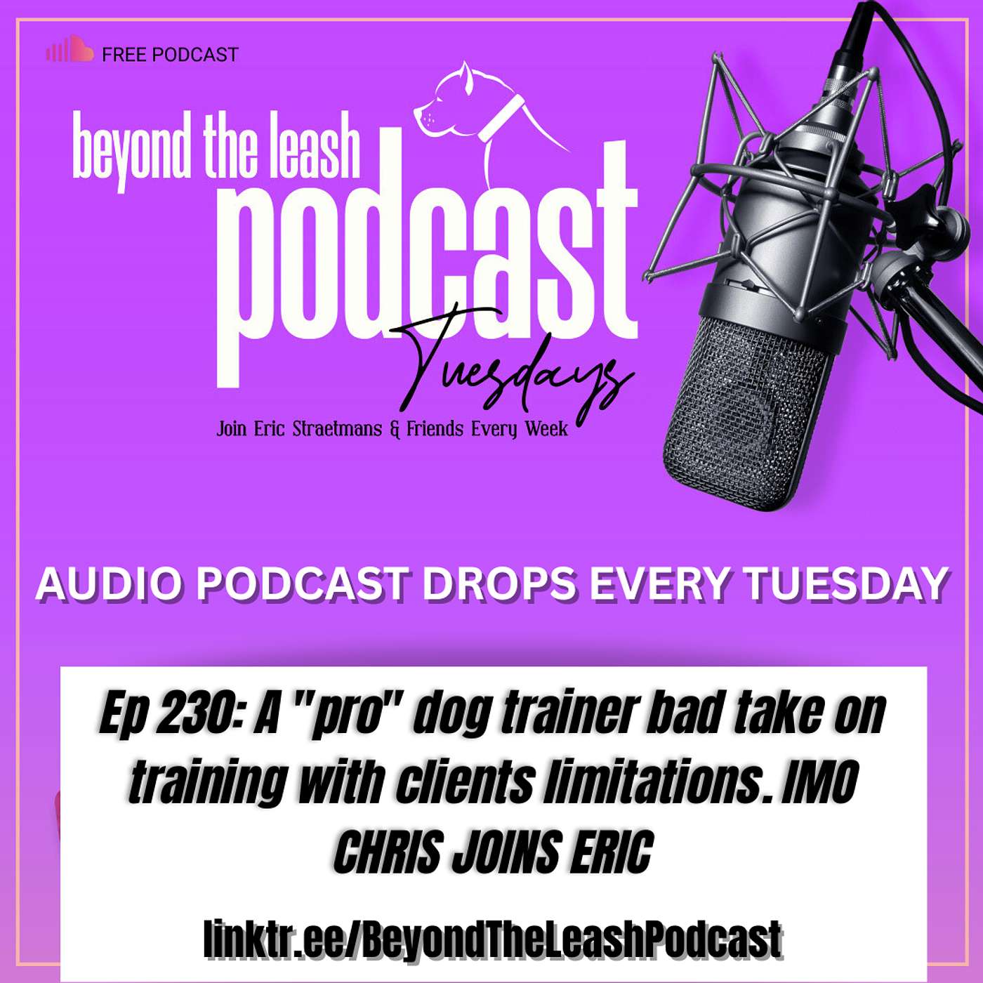 Ep 230: A "pro" dog trainer bad take on training with clients limitations. IMO Ep 230: A "pro" dog trainer bad take on training with clients limitations. IMO