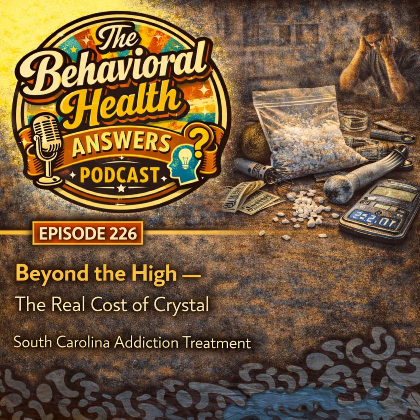 Episode 226: Beyond the High - The Real Cost of Crystal | South Carolina Addiction Treatment episode artwork