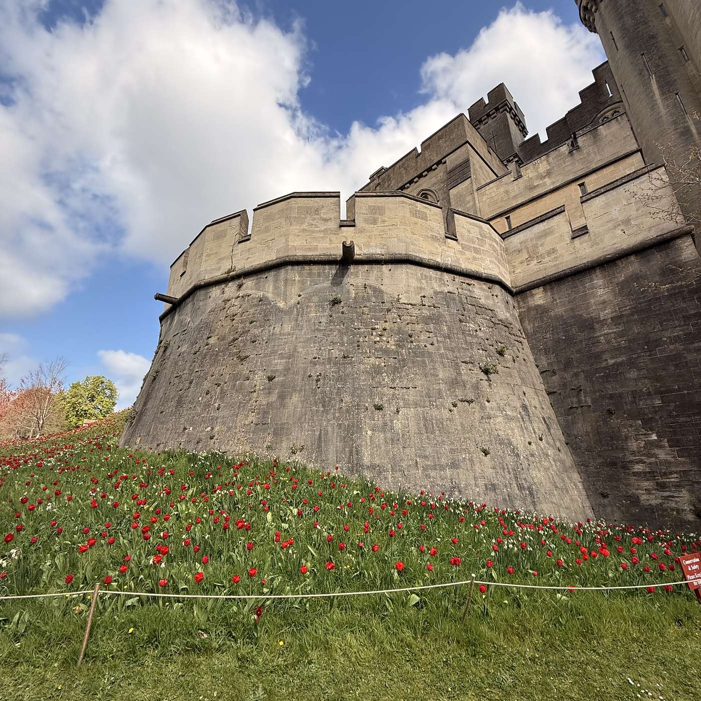 We visit Arundel Castle and climb the Norman Keep; Two April Saints and the death of Wilfrid