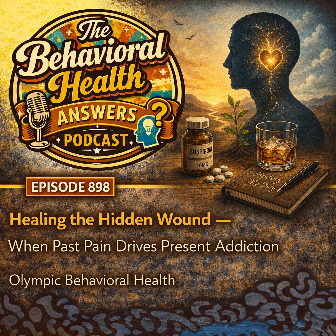 Episode 898: Healing the Hidden Wound - When Past Pain Drives Present Addiction | Olympic Behavioral Health episode artwork