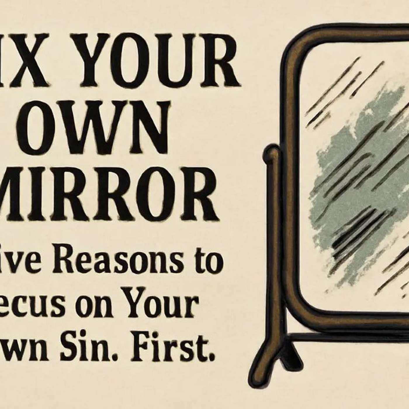Fix your Own Mirror: Five Reasons to Focus on your own Sin FIRST