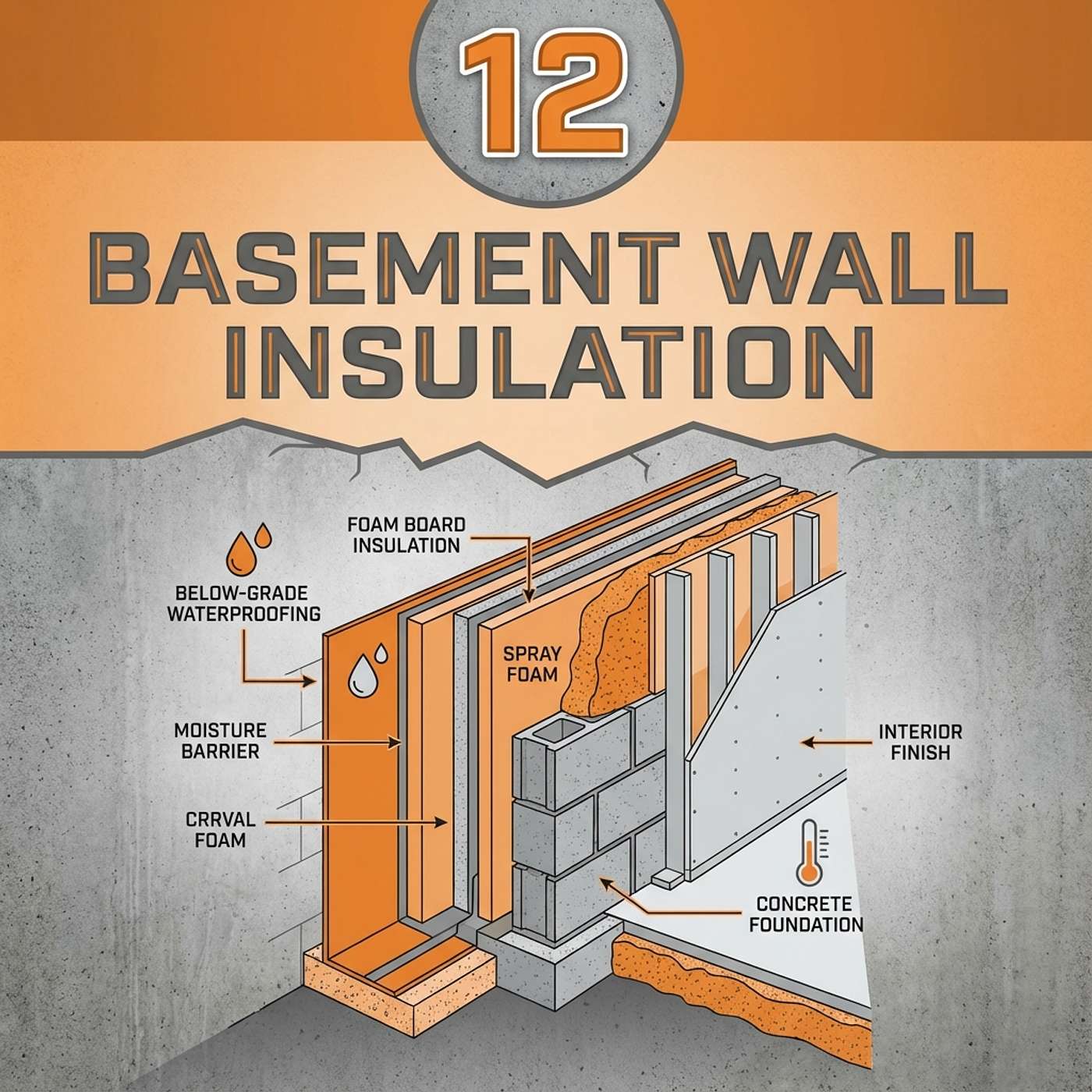 12 - Basement Wall Insulation