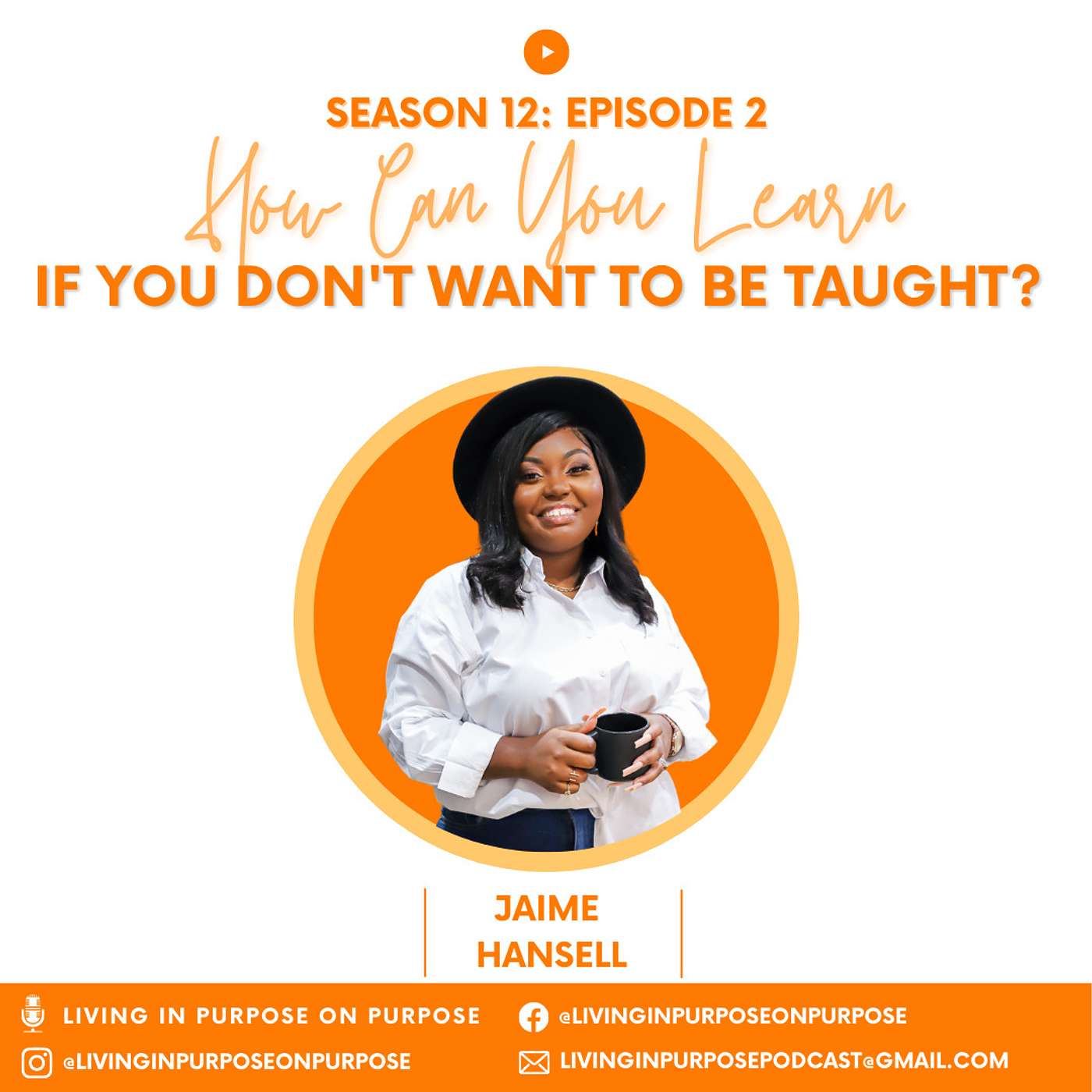 Living in Purpose on Purpose