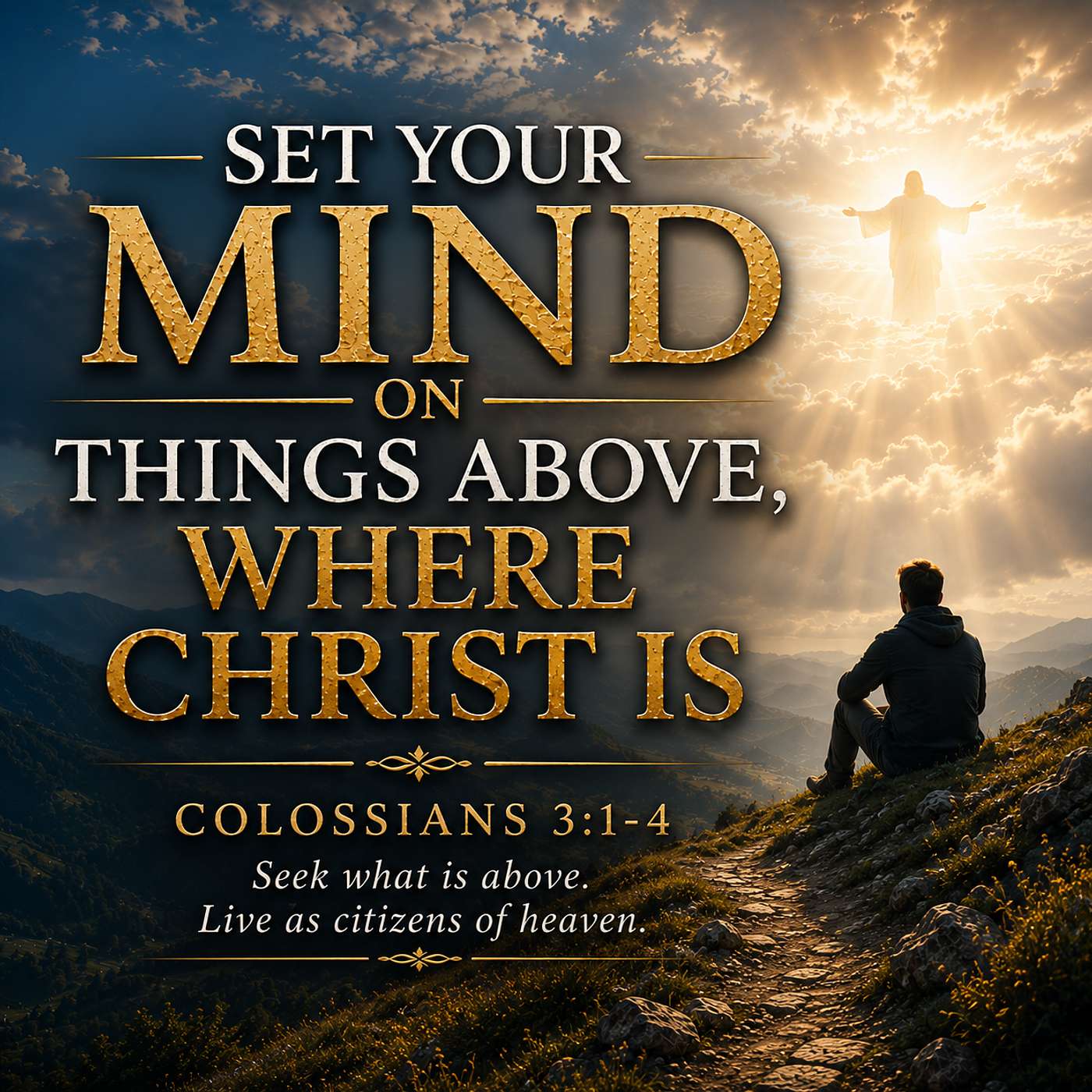 Set Your Mind On Things Above, Where Christ Is episode artwork