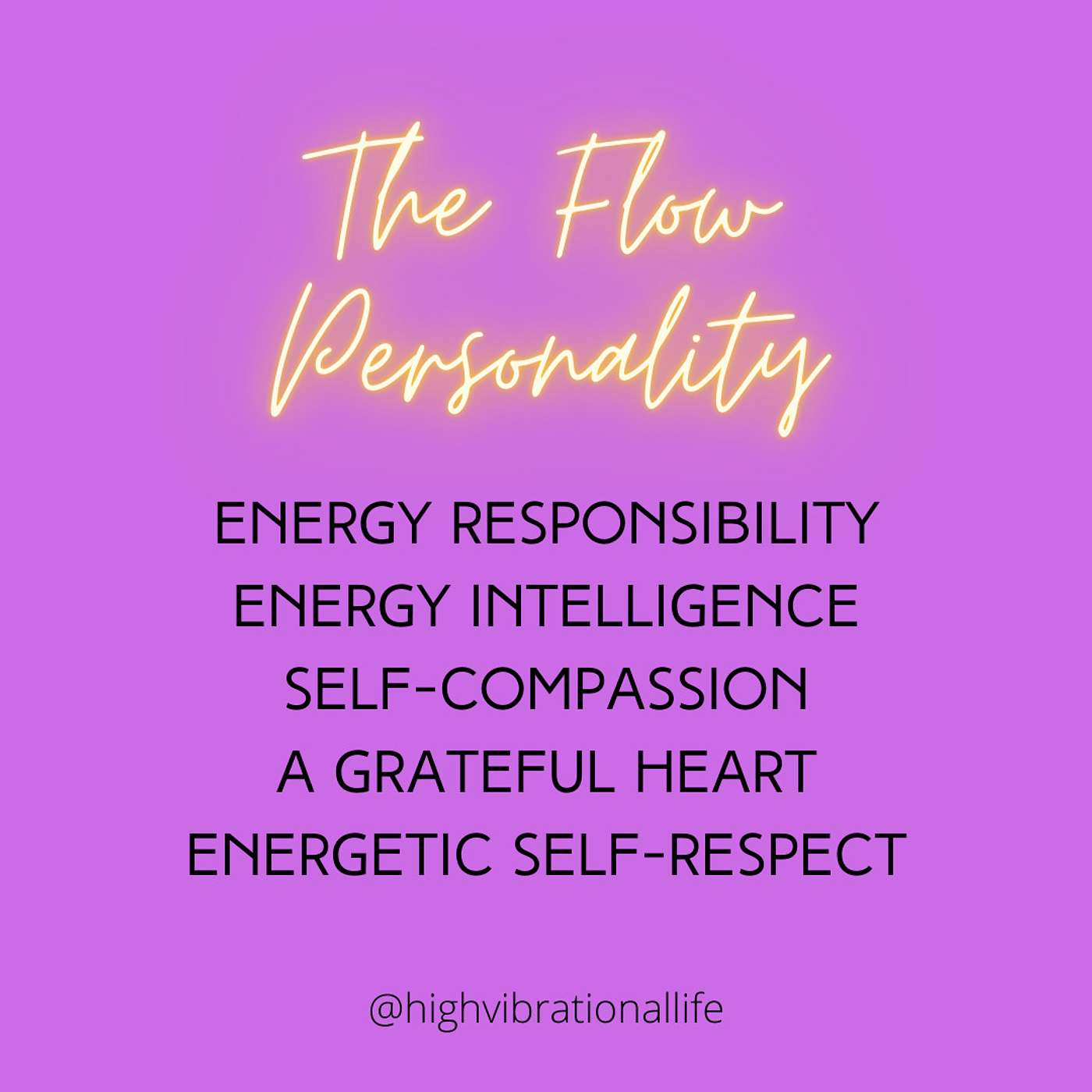 The Flow Personality