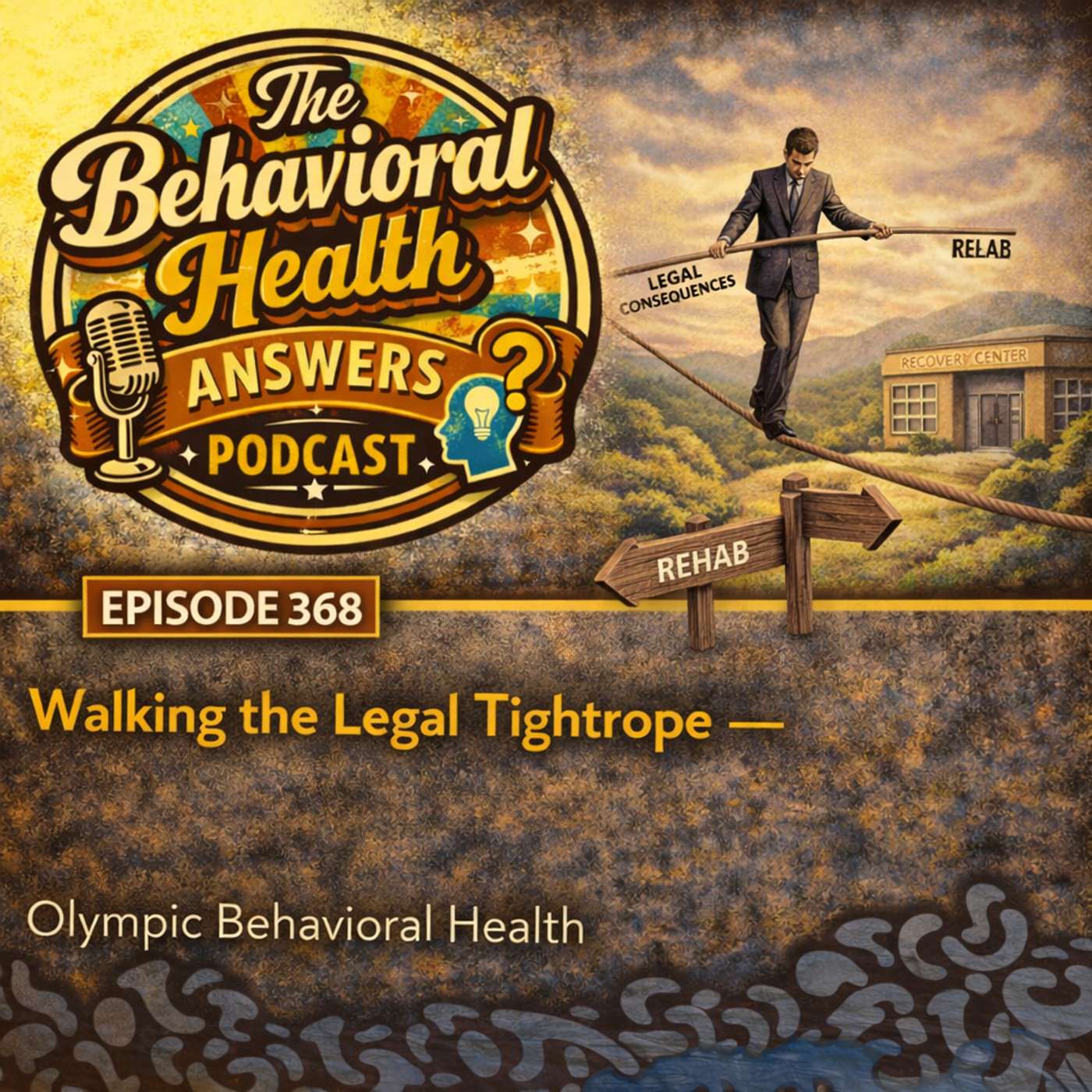 Episode 368: Walking the Legal Tightrope | Olympic Behavioral Health episode artwork