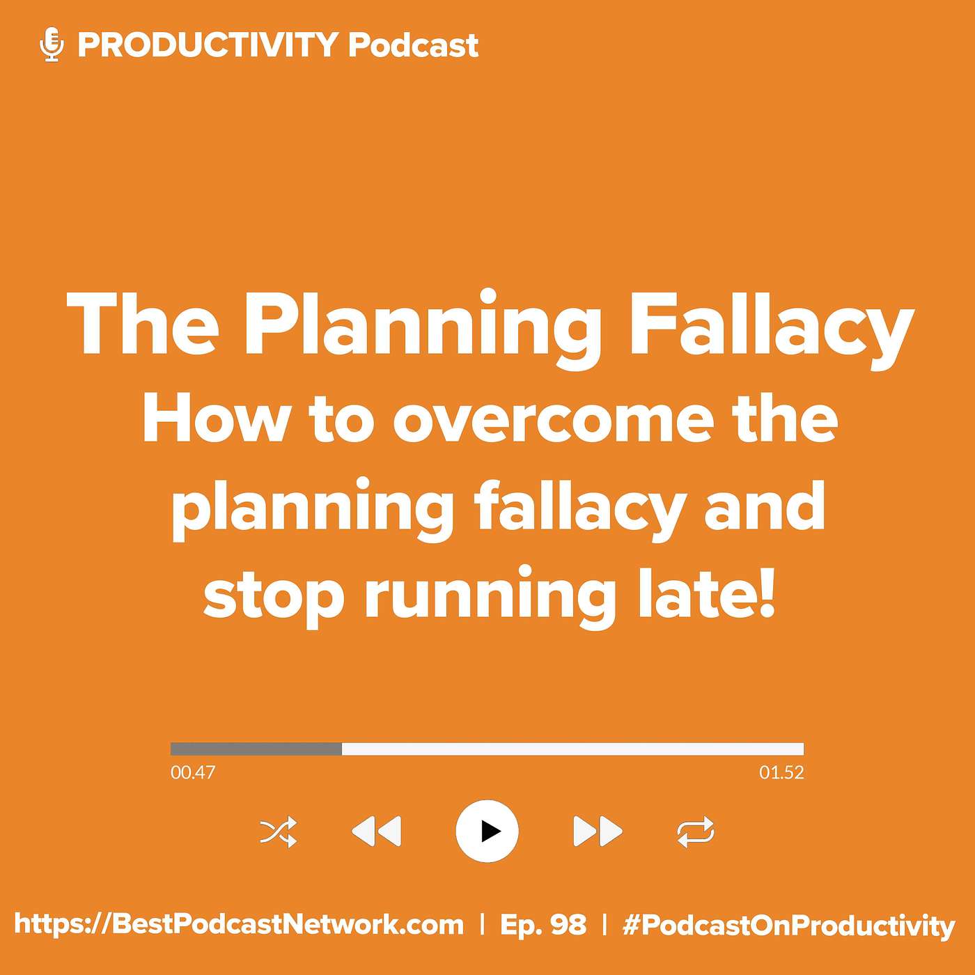 The Planning Fallacy: How to overcome the planning fallacy and stop running late