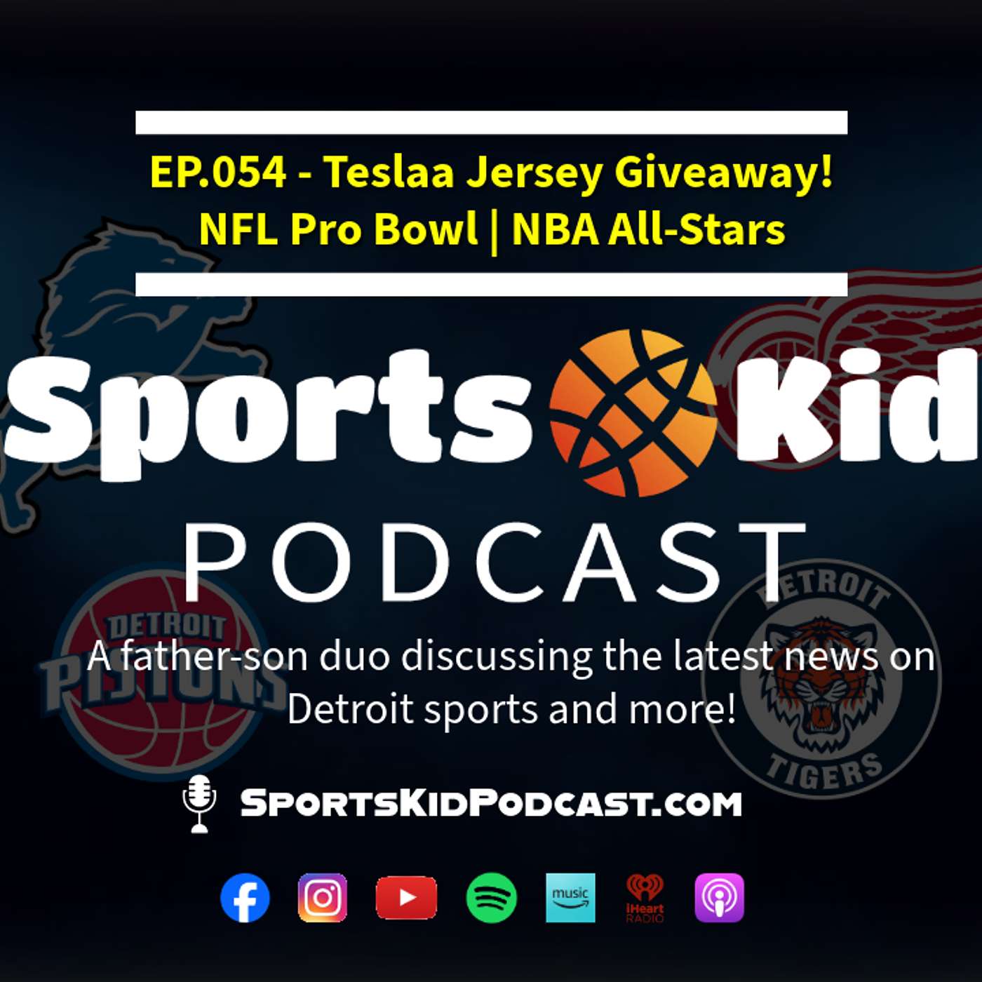 EP.054 - Feb 2 2026 - Teslaa Jersey Giveaway! NFL Pro Bowl | NBA All-Stars episode artwork