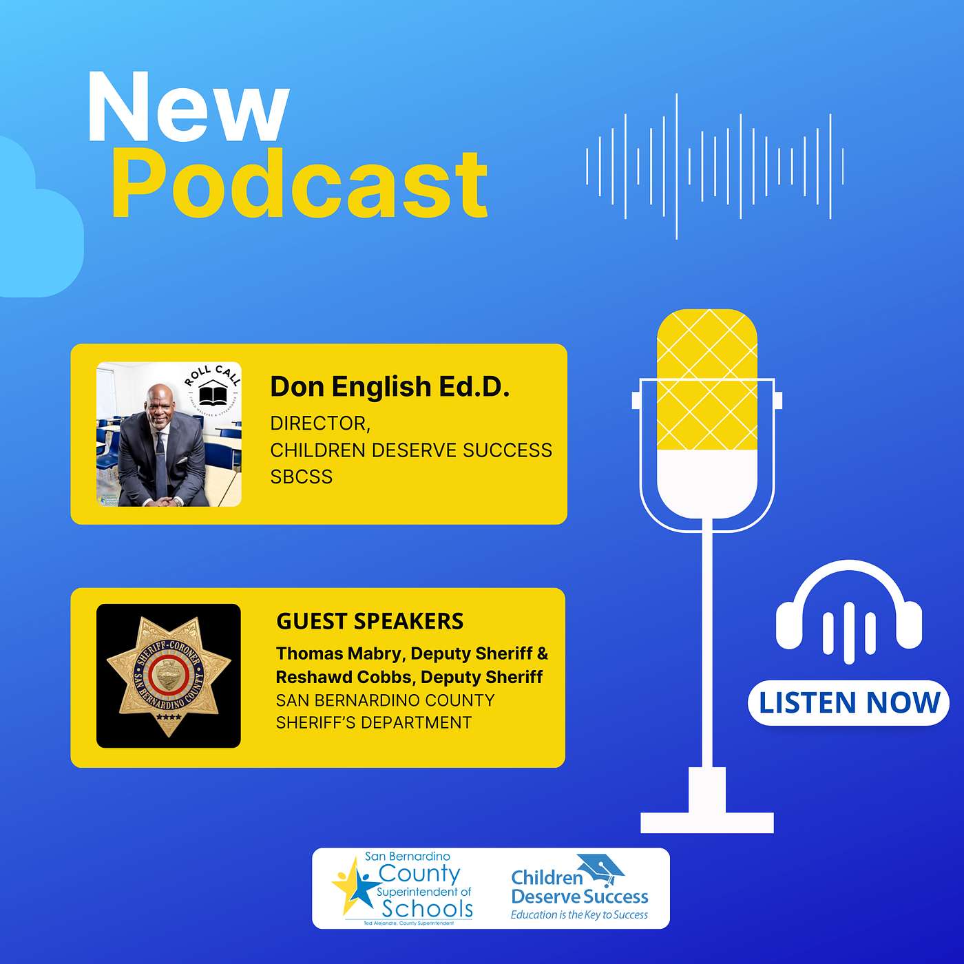 Thomas Mabry and Reshawd Cobbs: SB Sheriff's Department Juvenile Intervention Program episode artwork