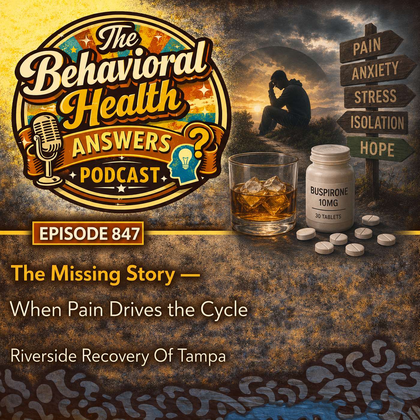 Episode 847: The Missing Story - When Pain Drives the Cycle | Riverside Recovery Of Tampa episode artwork