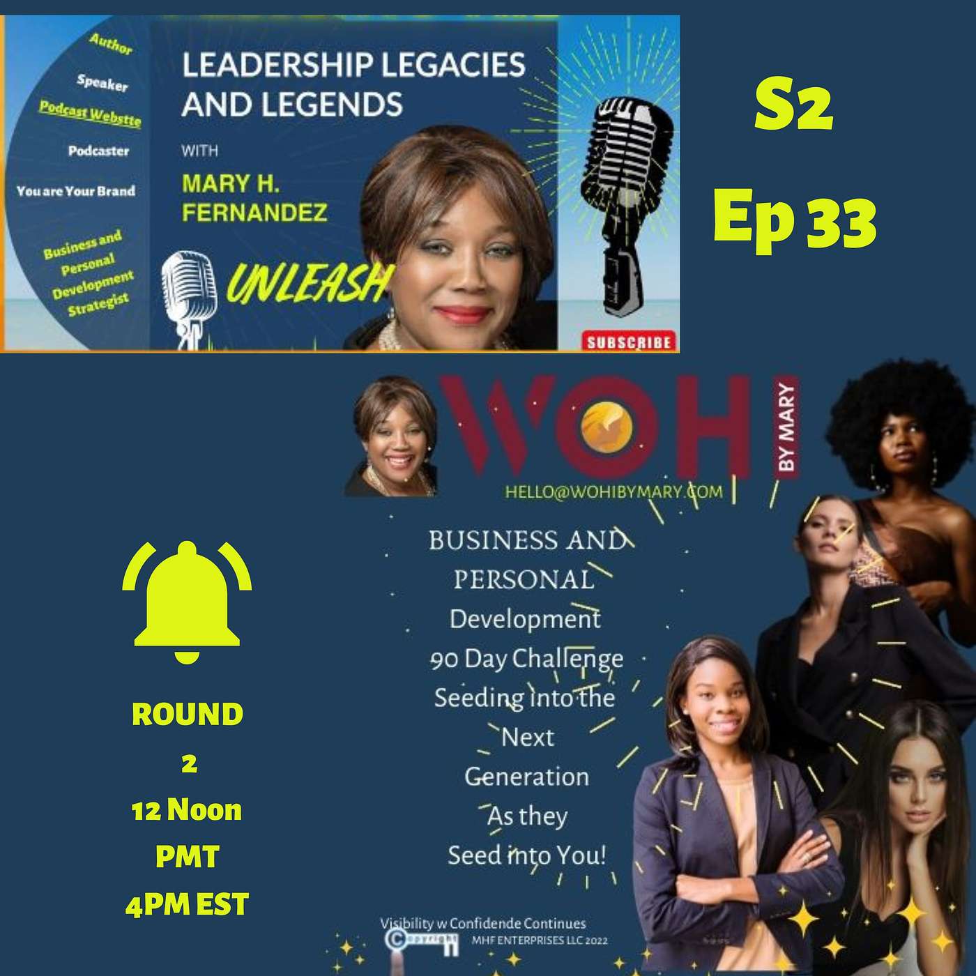 Leadership Legacies & Legends Unleash Podcast with Mary H Fernandez