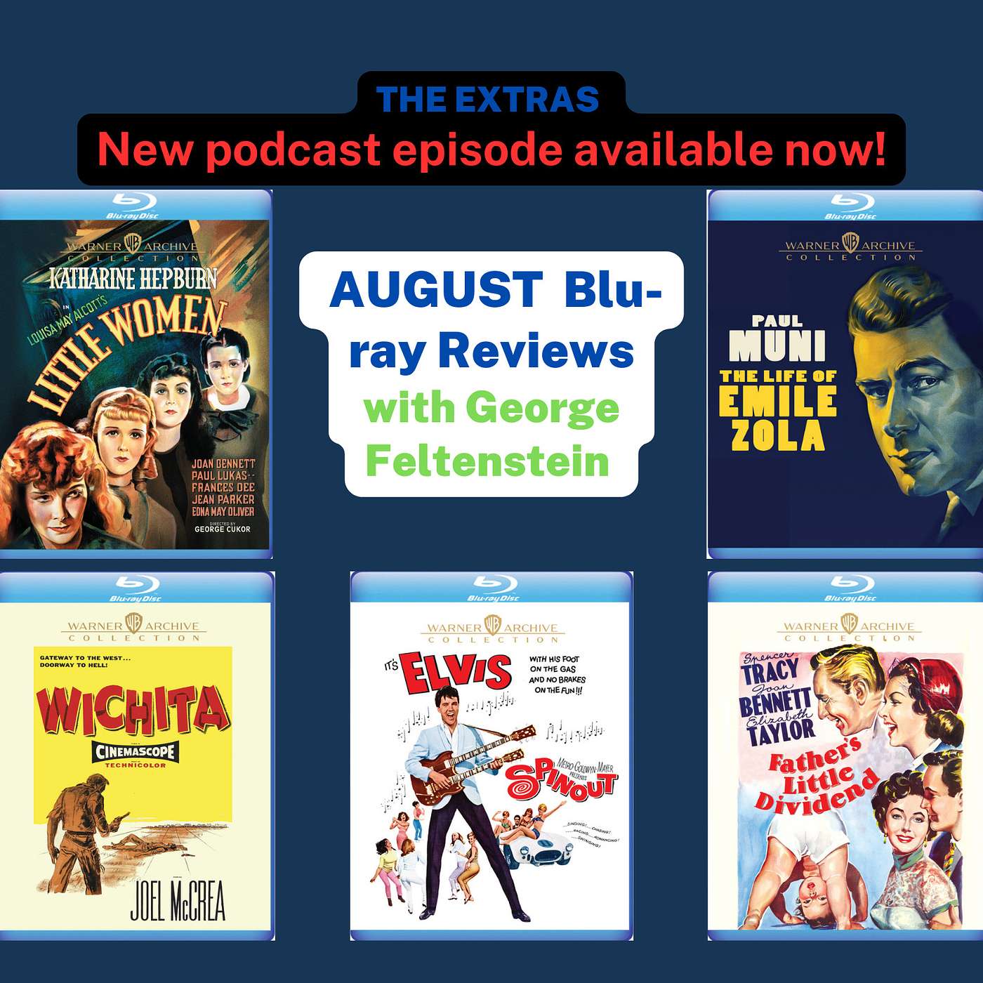 Warner Archive August Blu-ray Reviews: Little Women (1933), The Life of Emile Zola (1937), Father’s Little Dividend (1951), Wichita (1955), Spinout (1966)