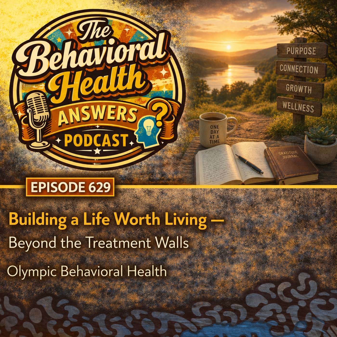 Episode 629: Building a Life Worth Living - Beyond the Treatment Walls | Olympic Behavioral Health episode artwork