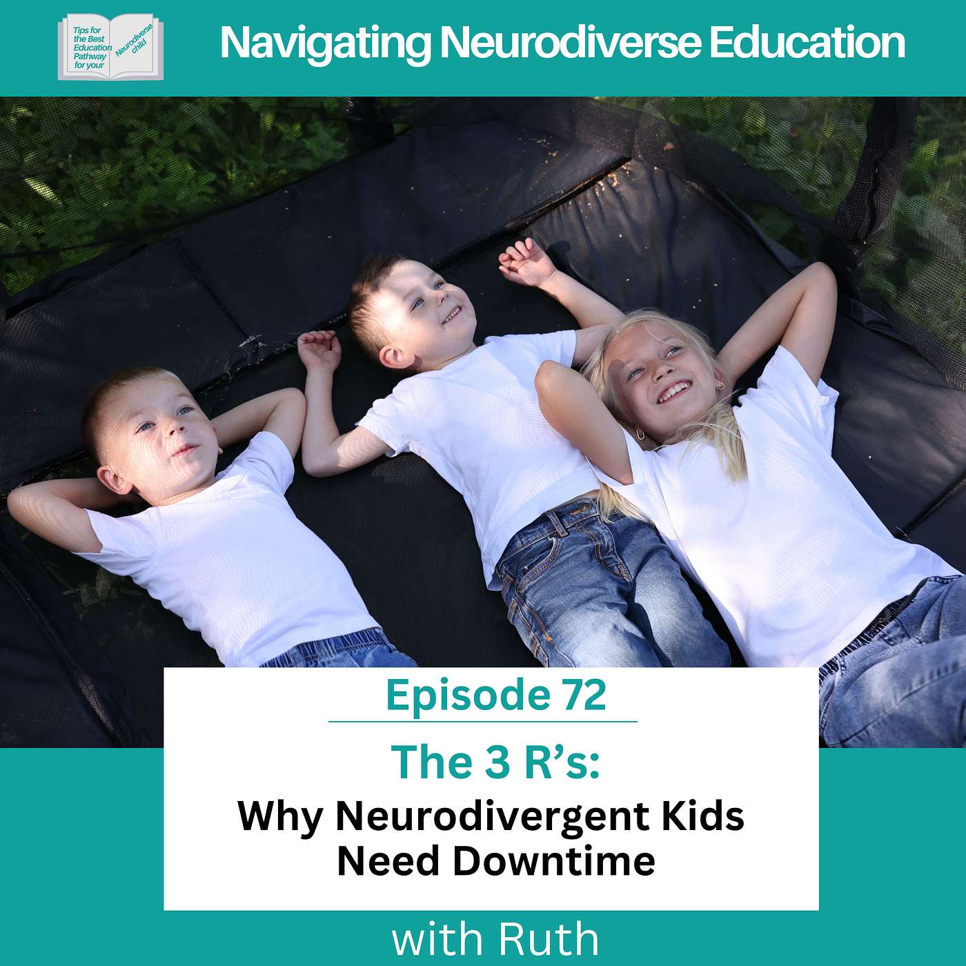 Podcast 72 The 3R's: Why Neurodivergent Kids Need Downtime (Recharge, Re-energise & Recoup)
