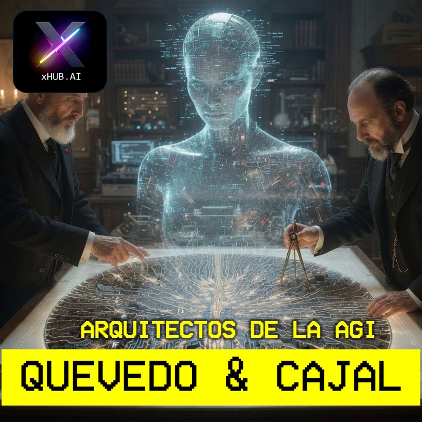 T6.E134. xTALKS.AI QUEVEDO Y CAJAL: Arquitectos de la AGI | con David Vivancos! (Episodio 2/3) episode artwork