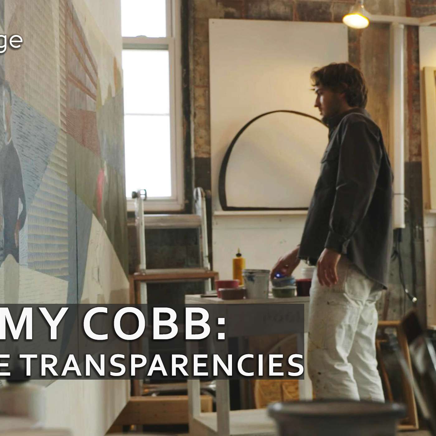 This artist's canvas' serve as an extension of his artistic expression. episode artwork