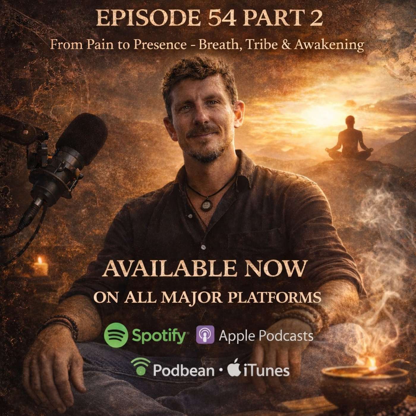 Episode 54🎙️ Clint Mackay – Part 2 | Breath, Truth & Becoming Your Own Hero. episode artwork