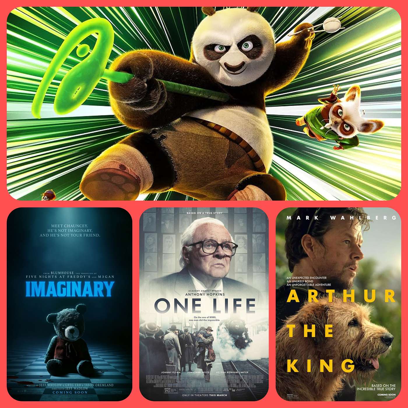 Episode 148 - Imaginary, Kung Fu Panda 4, One Life, Arthur the King episode artwork