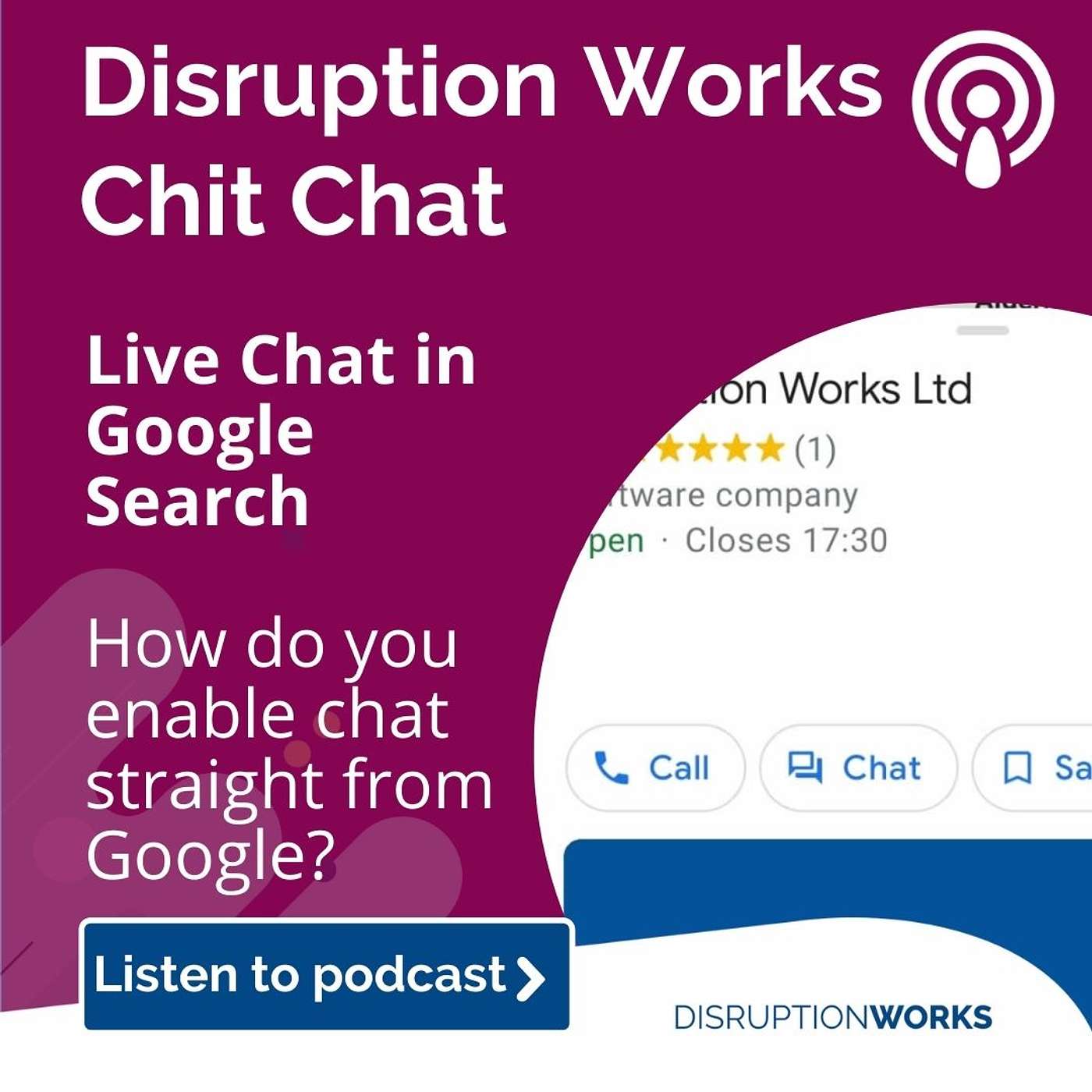Are you using Google's FREE live chat function? - Learn how to enable this feature for your business