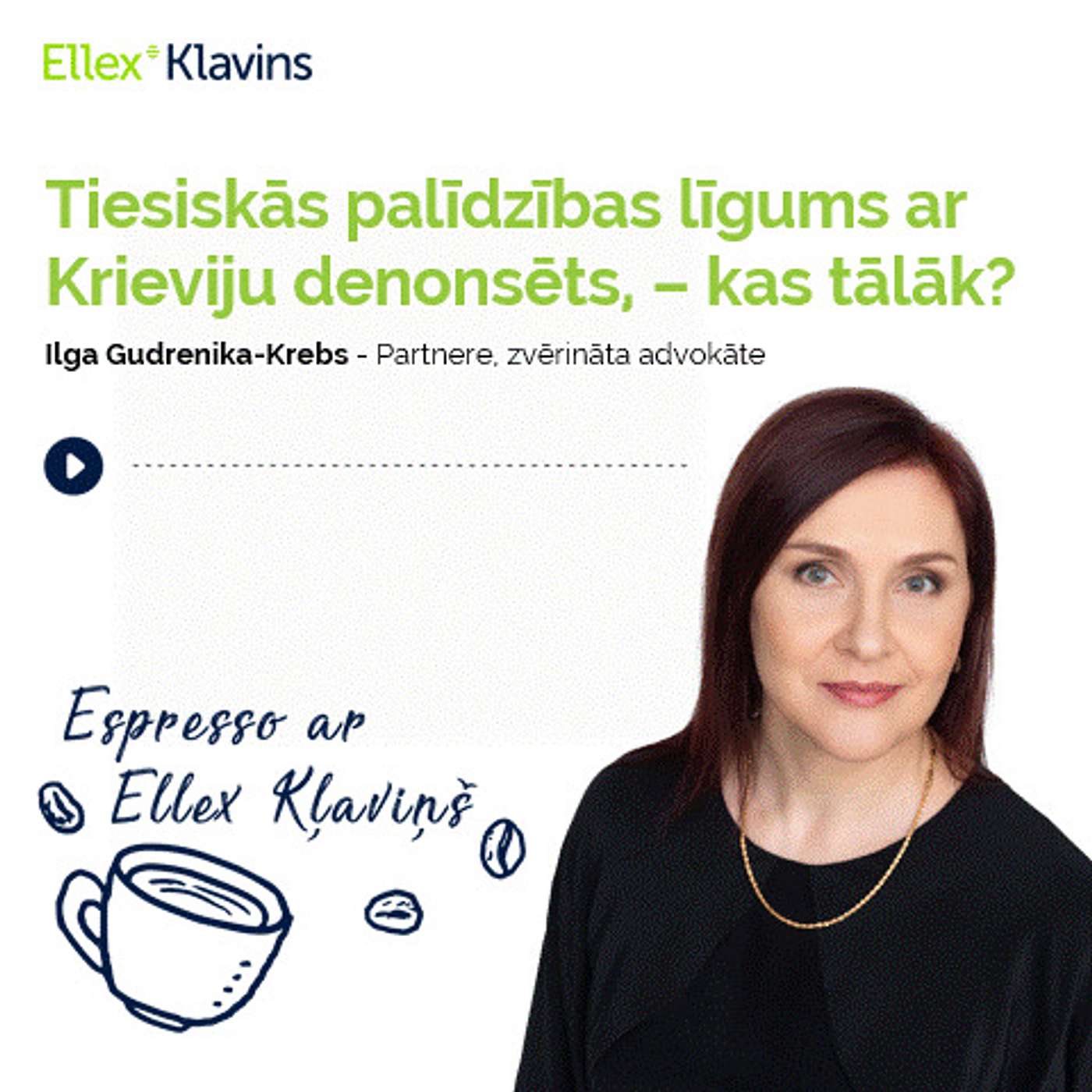 Espresso ar Ellex Klavins