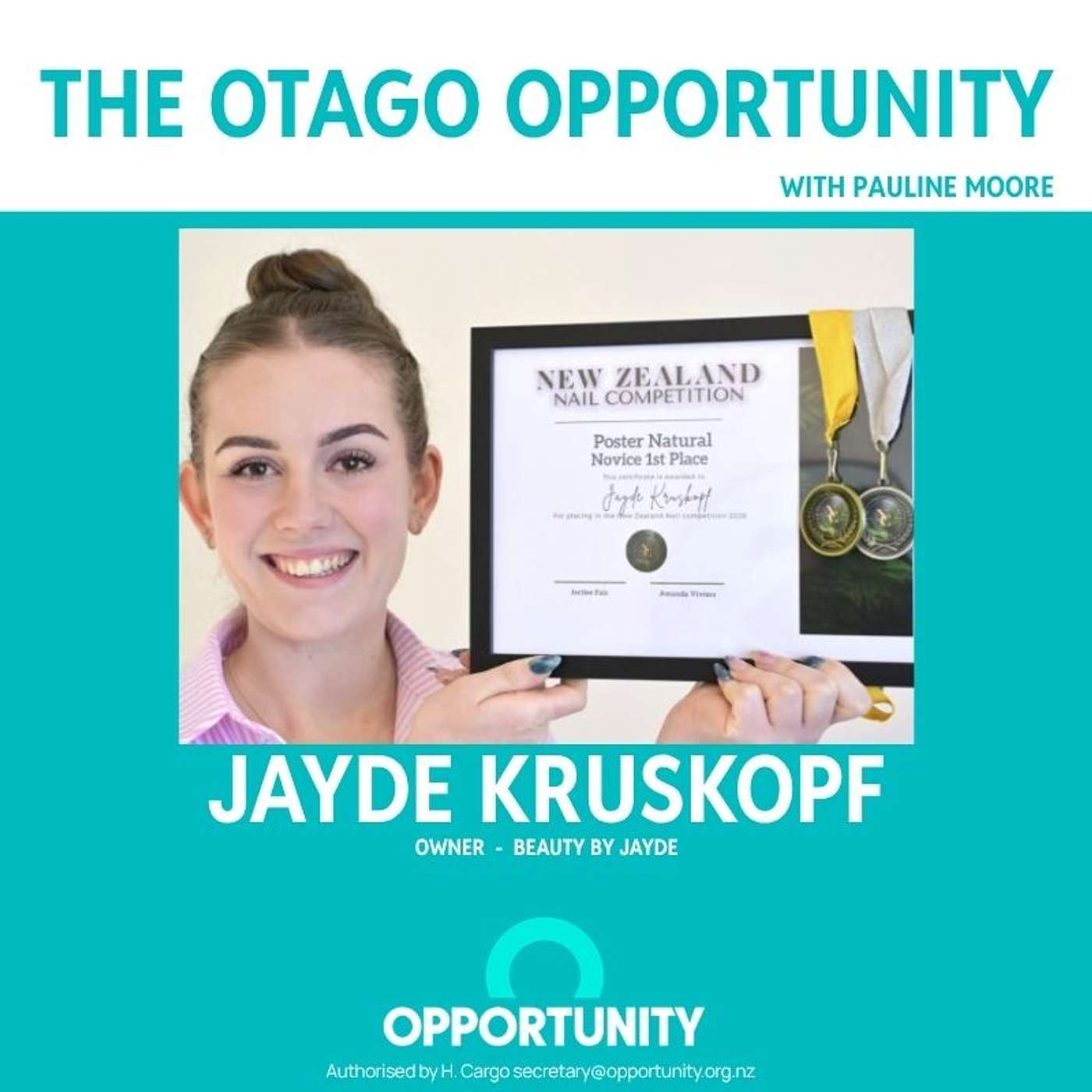 The Otago Opportunity - Episode 9 - Beauty by Jayde episode artwork
