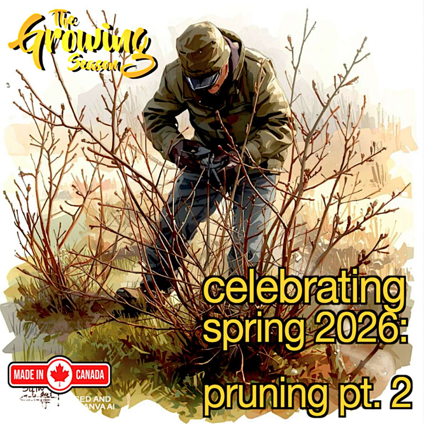 The Growing Season, April 25, 2026 - Celebrating Spring 2026 - Pruning pt. 2