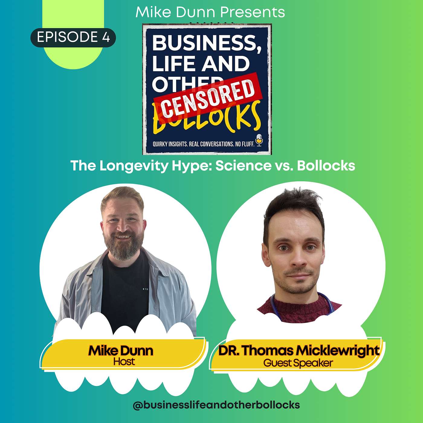 The Longevity Hype: Science vs. Bollocks episode artwork