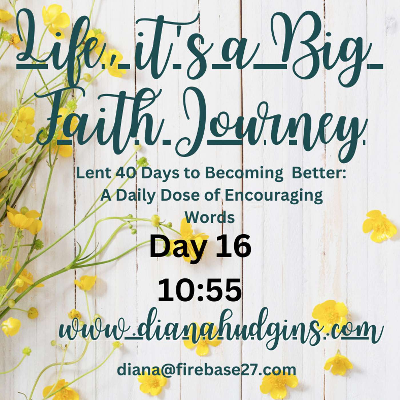 Life, it\'s a Big Faith Journey