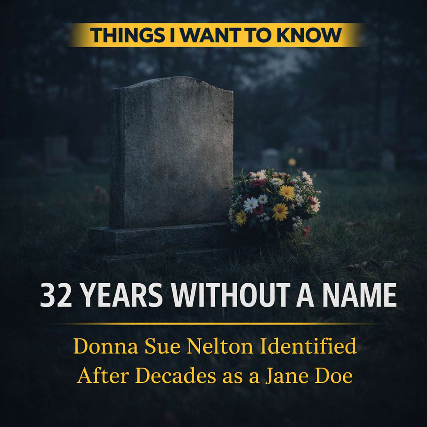Donna Sue Nelton: The Jane Doe Who Waited 32 Years For A Name episode artwork