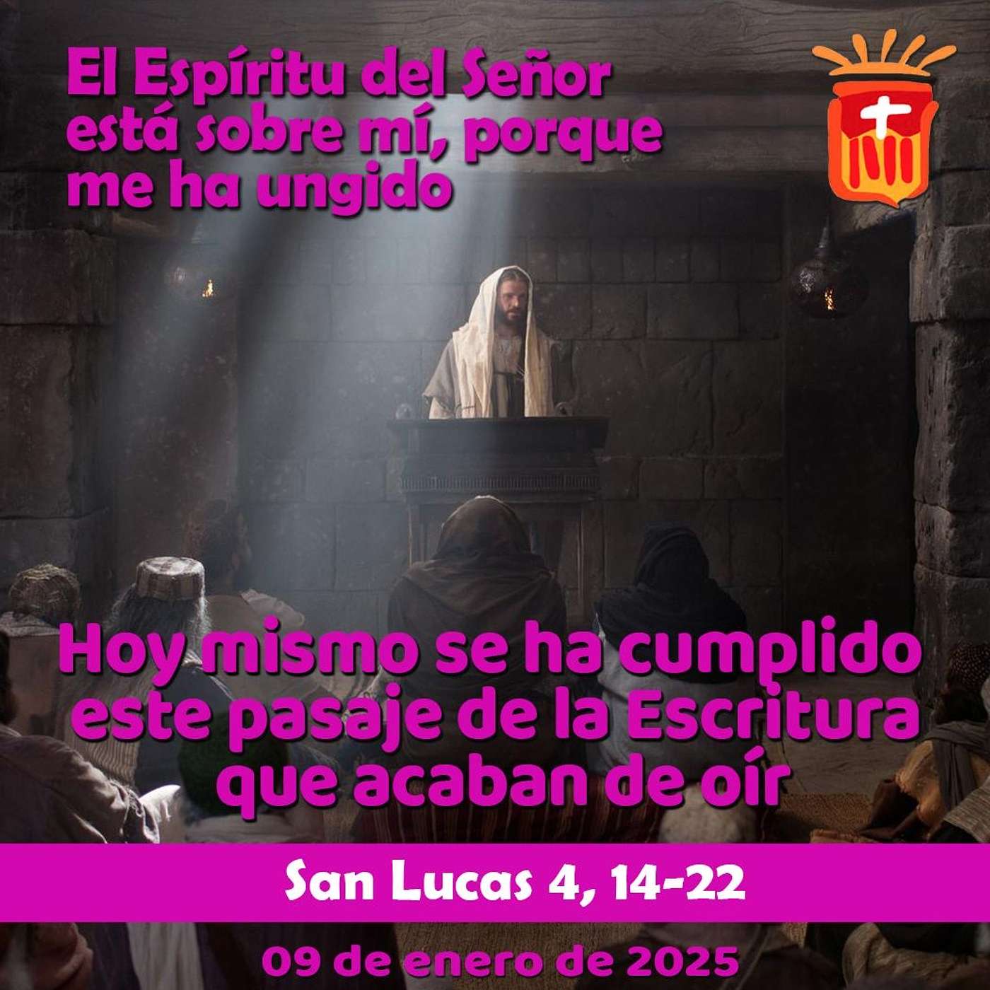 2025-01-09 San Lucas 4, 14-22a: Jueves II Navidad