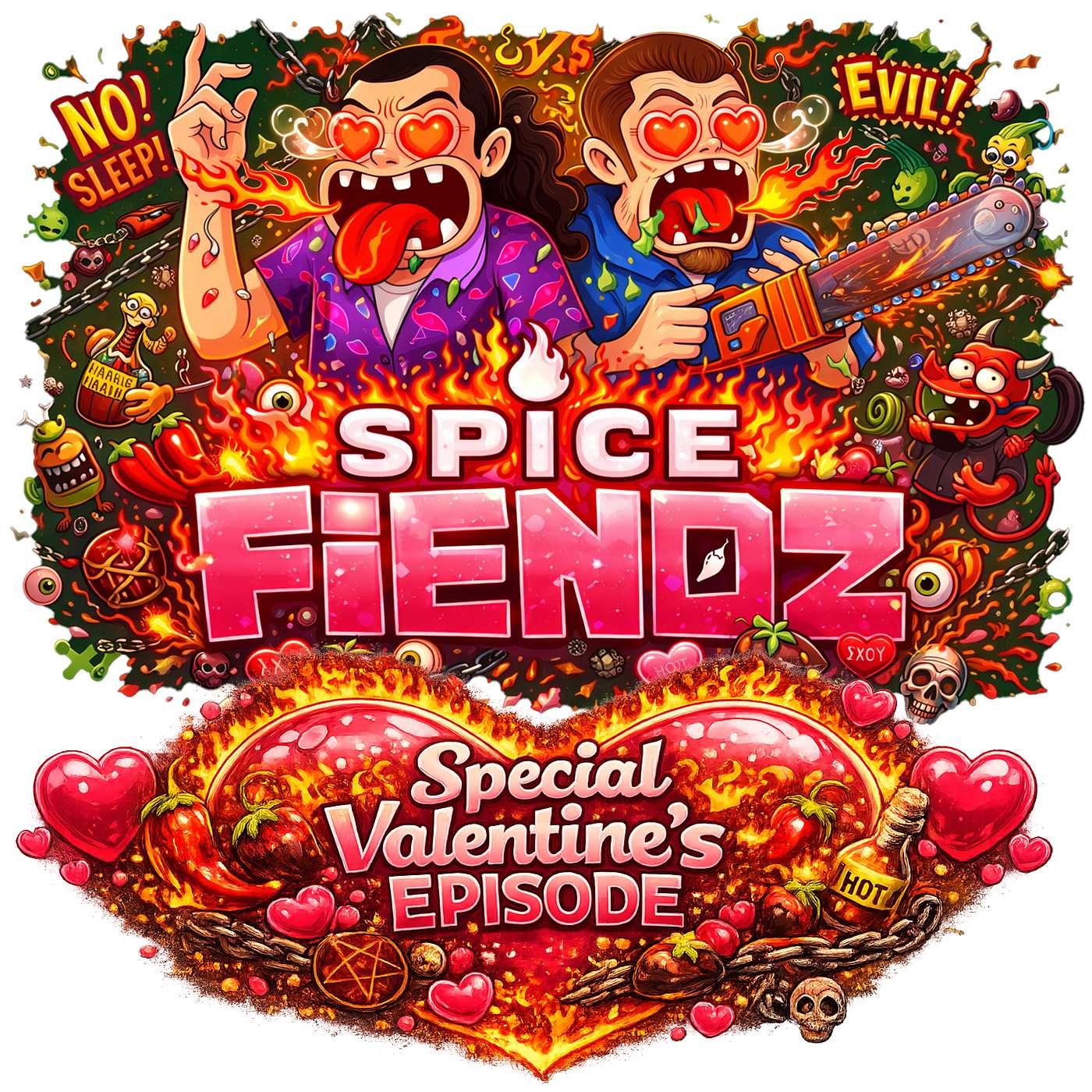 We Try Five “Romantic” Hot Sauces, Then Escalate To Reaper Gummies And Spicy Chocolate episode artwork