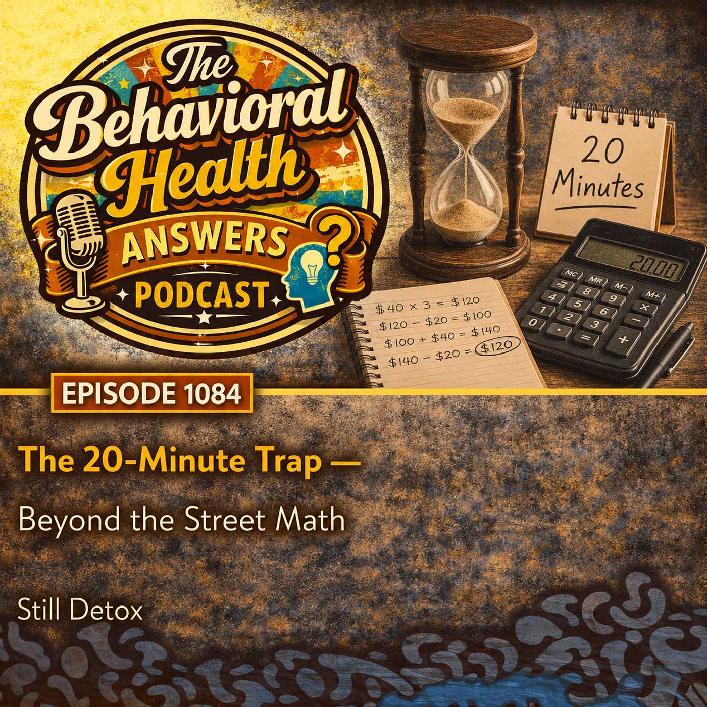 Episode 1084: The 20-Minute Trap - Beyond the Street Math | Still Detox episode artwork
