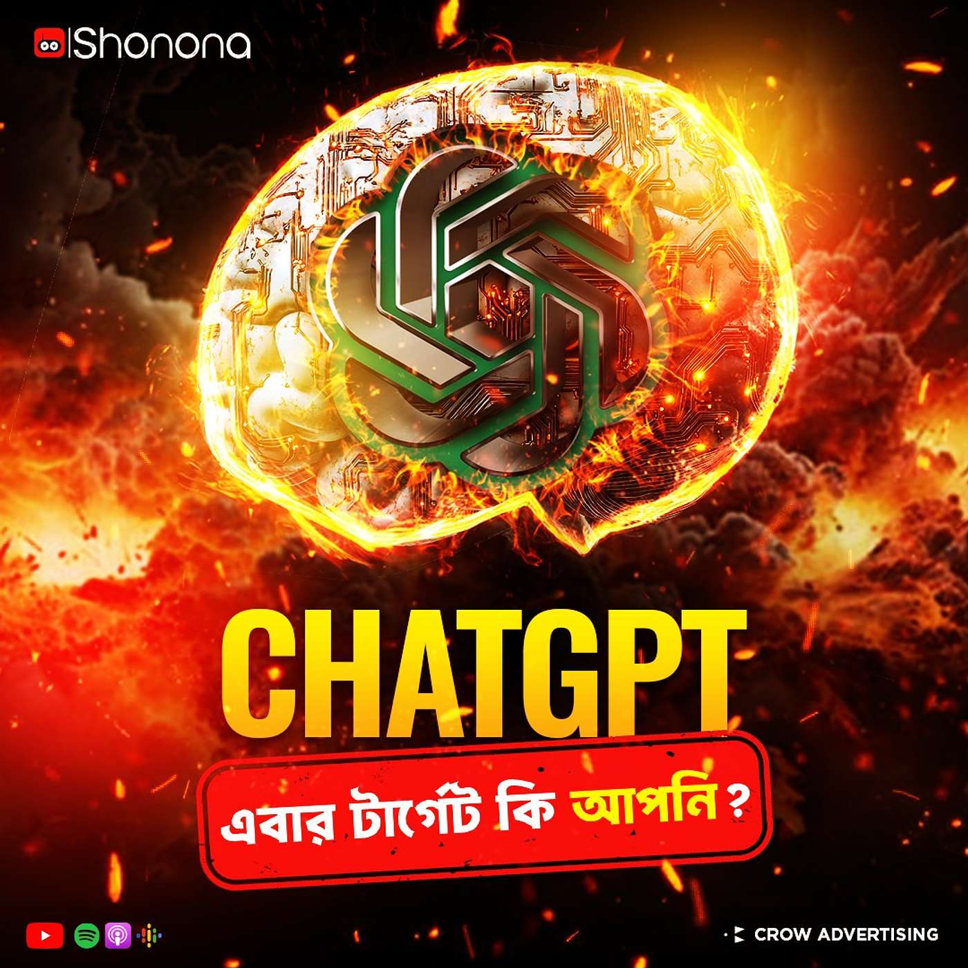 The Hidden Dangers of ChatGPT – What You Need to Know | Bengali Audio Story | Shonona episode artwork