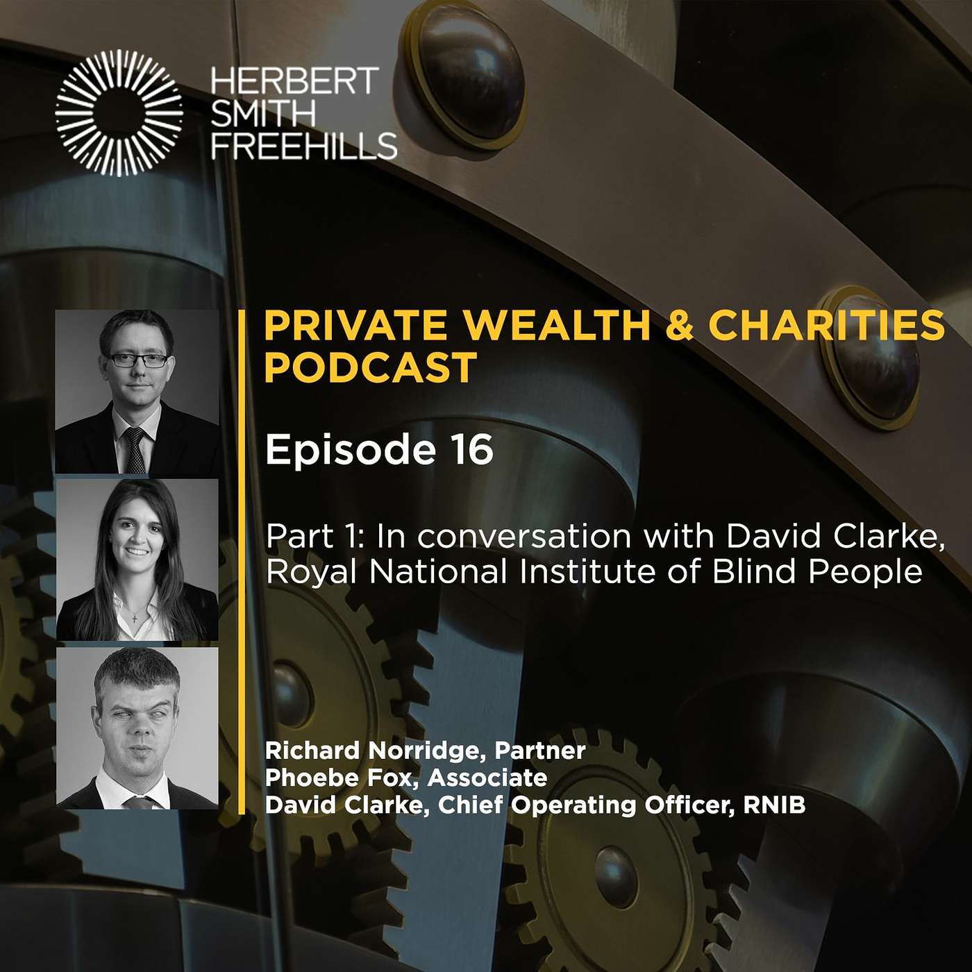 Private Wealth & Charities EP16, Part 1: In conversation with David Clarke, RNIB episode artwork