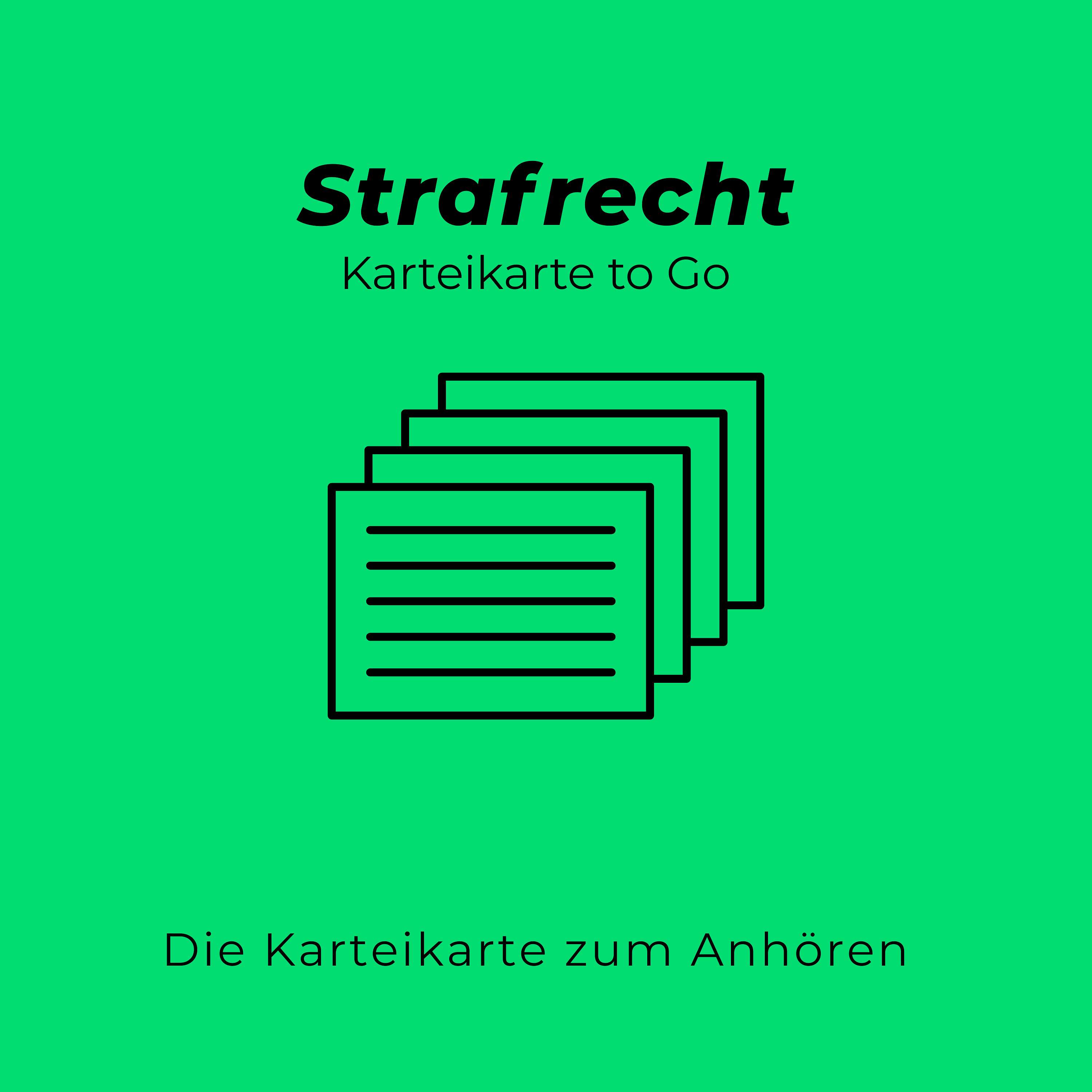 Karteikarte to Go – Strafrecht