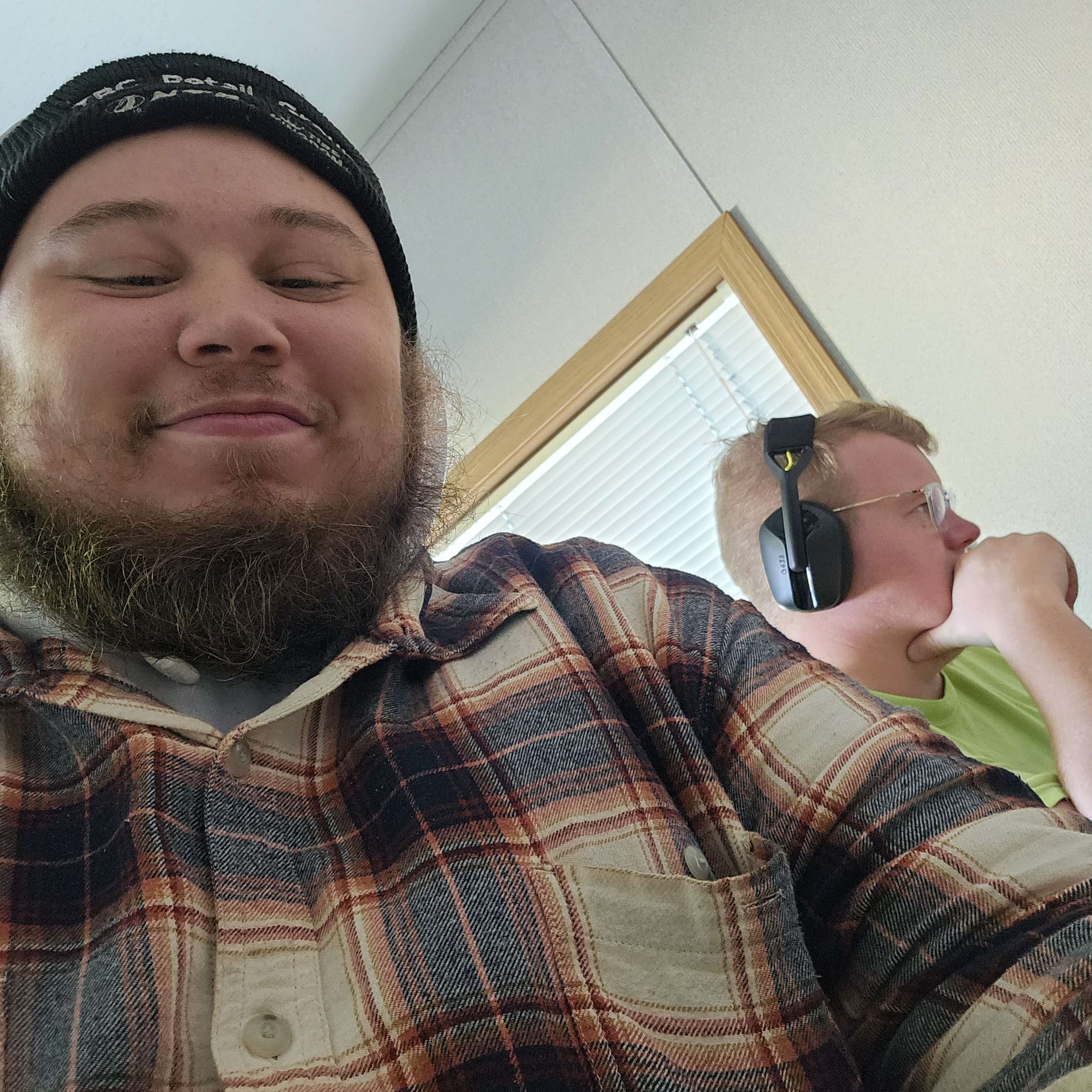 Too goofballs talking smack