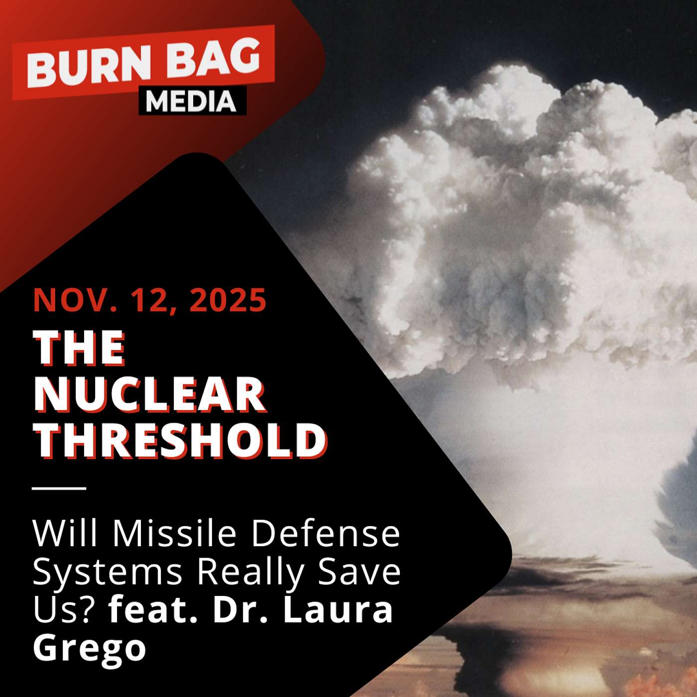The Nuclear Threshold: Will Missile Defense Systems Really Save Us? featuring Dr. Laura Grego