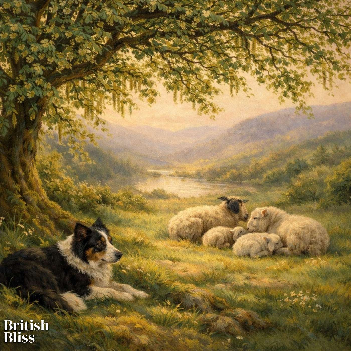 A Resting Flock in the Wicklow Mountains: Bedtime Story For Adults (Soothing British Male Voice)