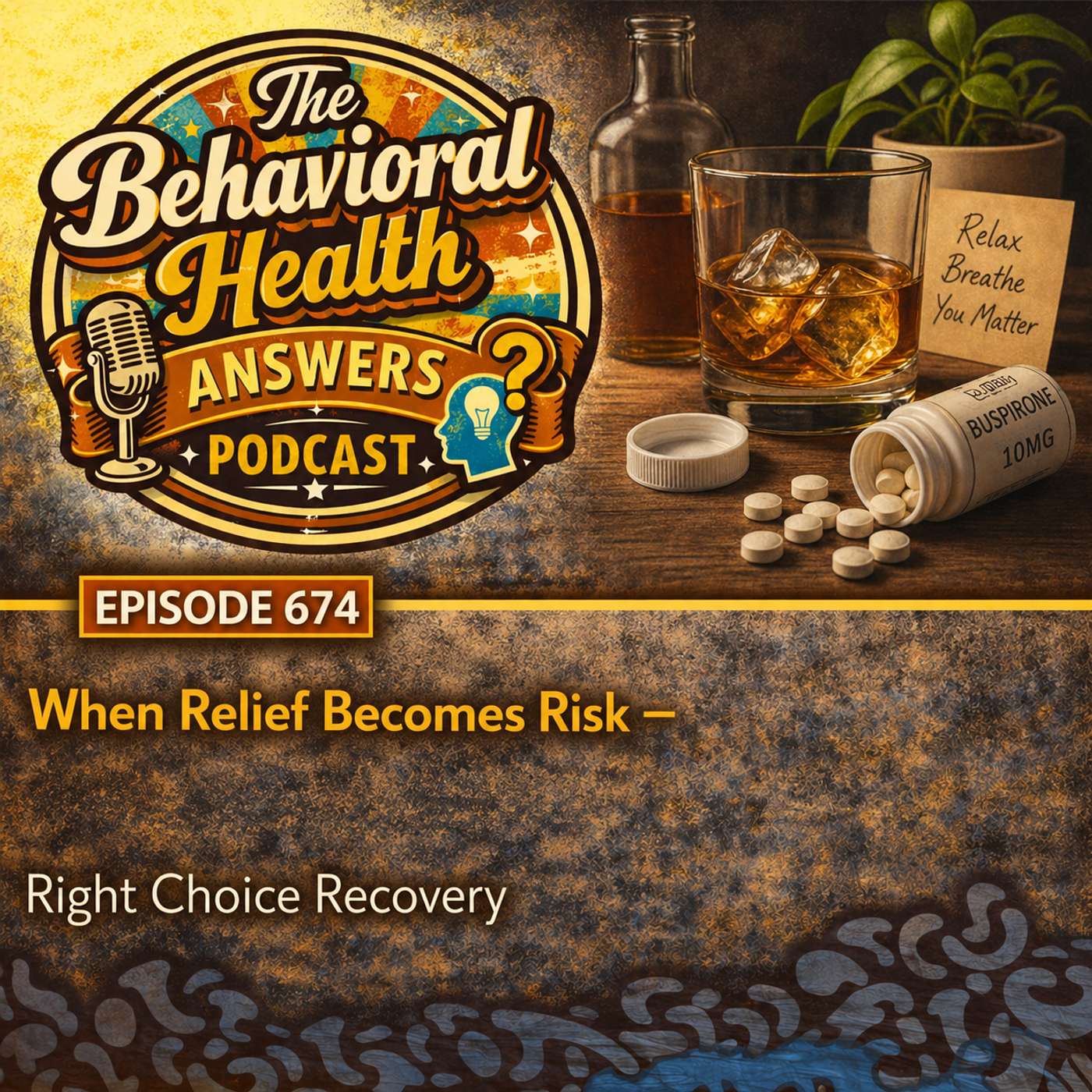 Episode 674: When Relief Becomes Risk | Right Choice Recovery episode artwork