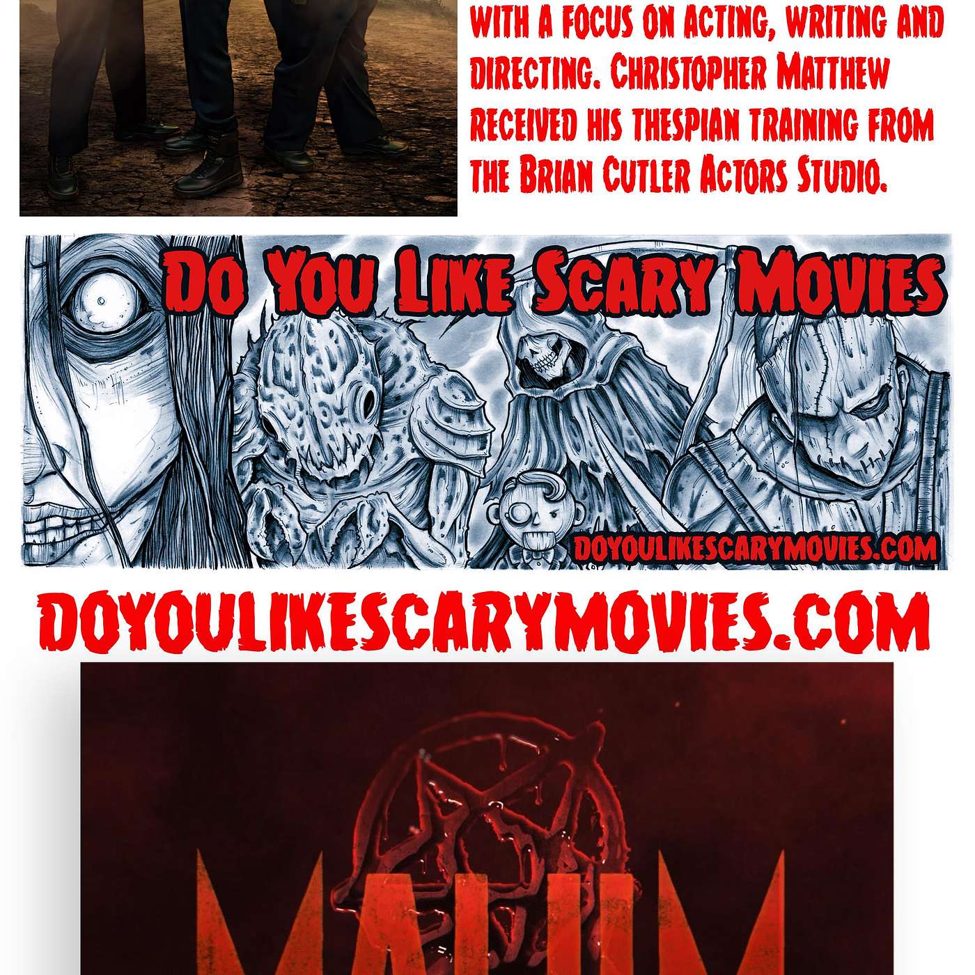 A fun talk with CMS of the film Malum
