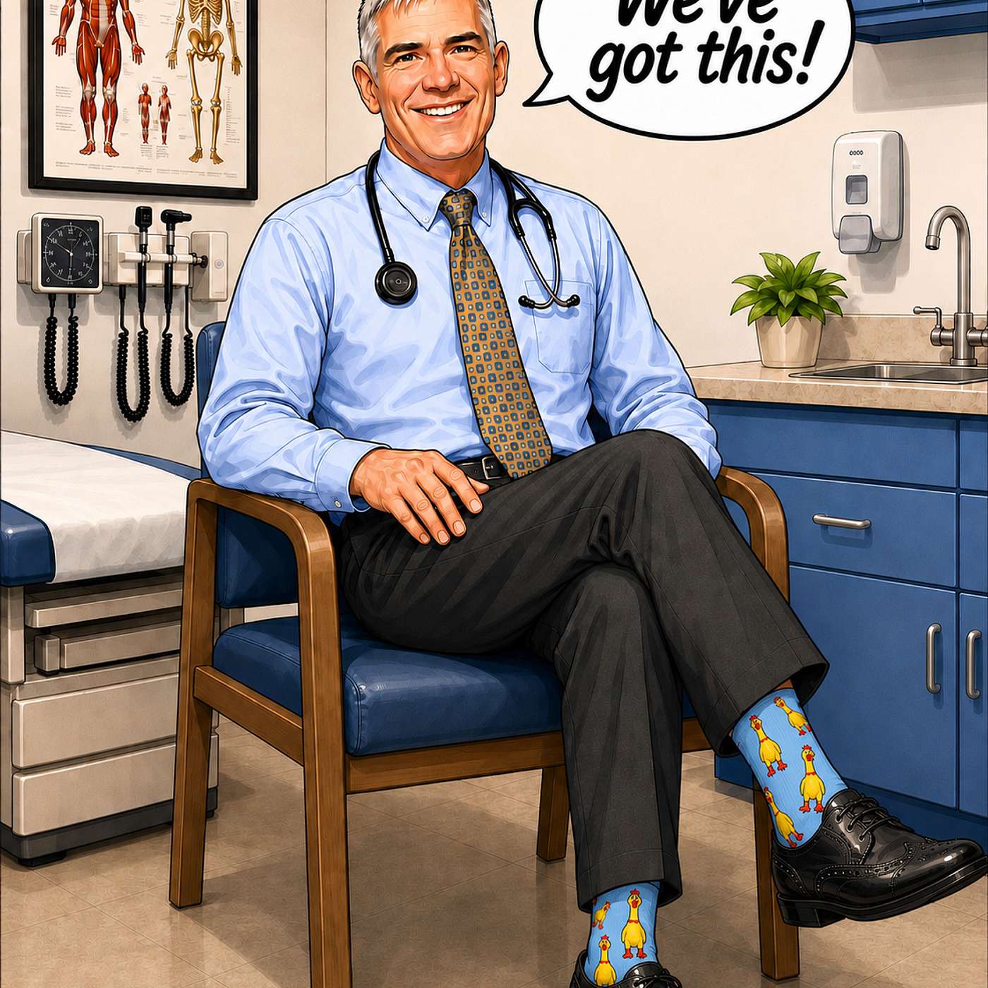 The Story of Cancer Healing and Rubber Chicken Socks episode artwork