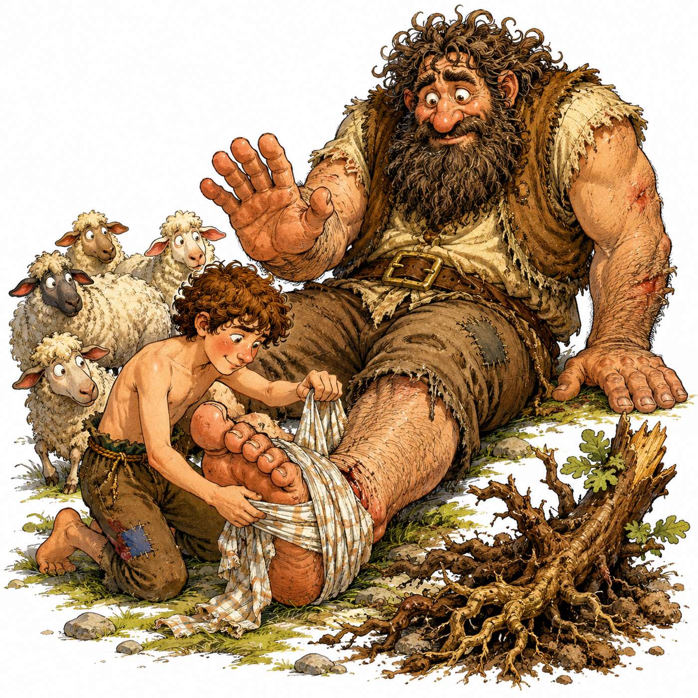 The Giants and the Shepherd - Danish Folk Tale