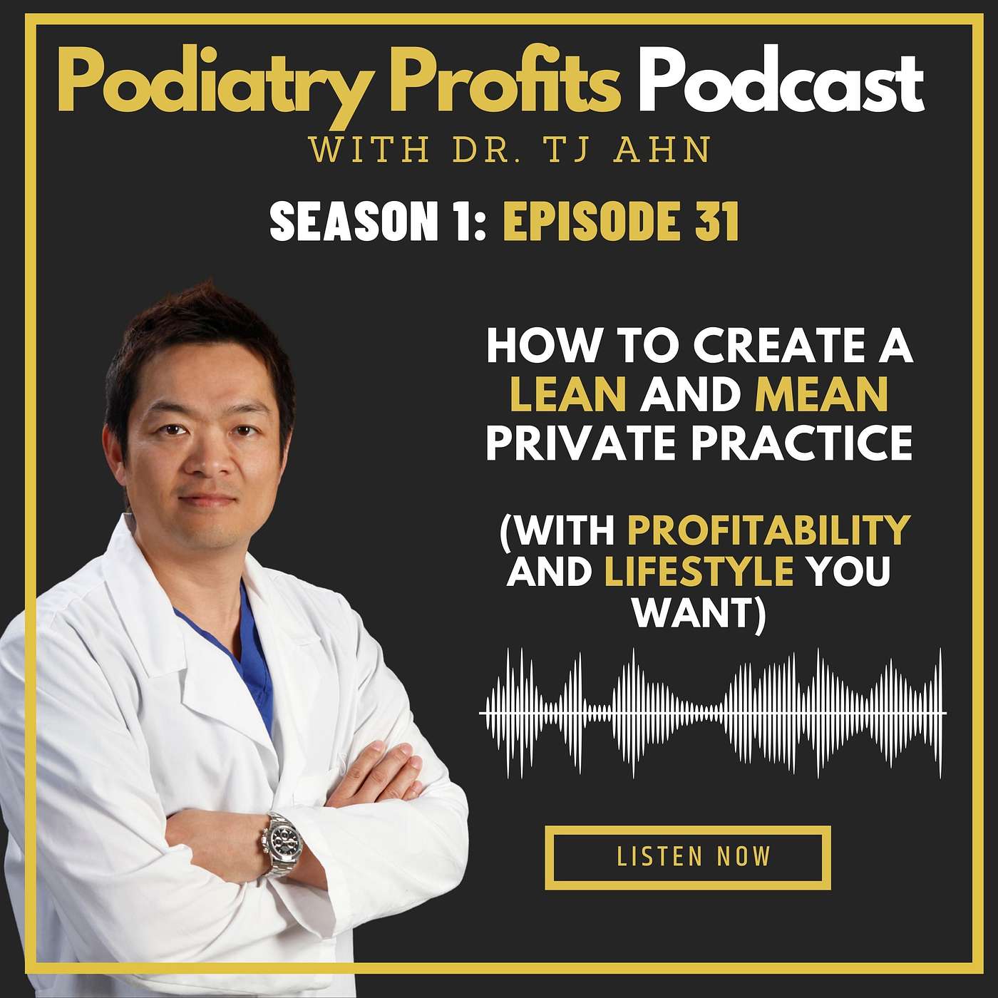 How to create a lean and mean private practice (with profitability and lifestyle you want) episode artwork