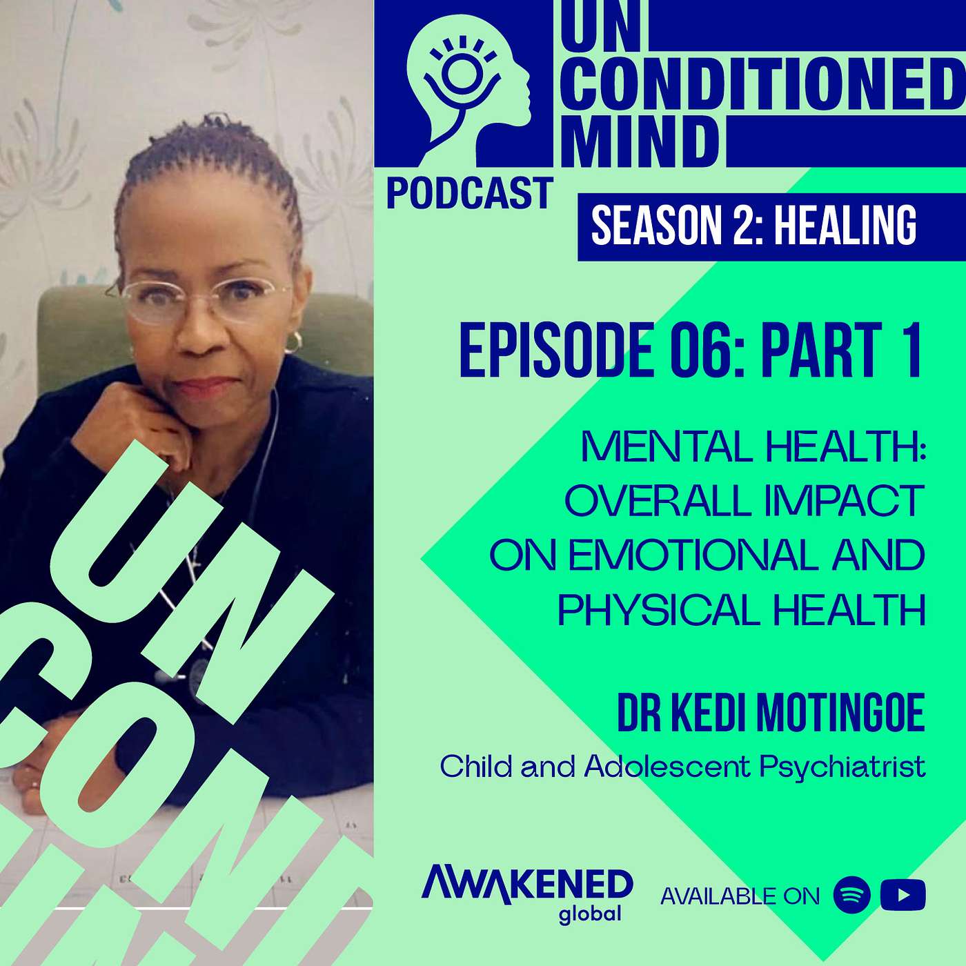Mental health insights with child and adolescence Psychiatrist Dr Kedi Motingoe: Episode 6 part 1 episode artwork