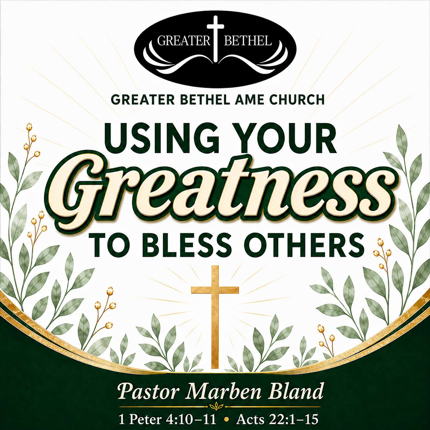 Using Your Greatness to Bless Others episode artwork