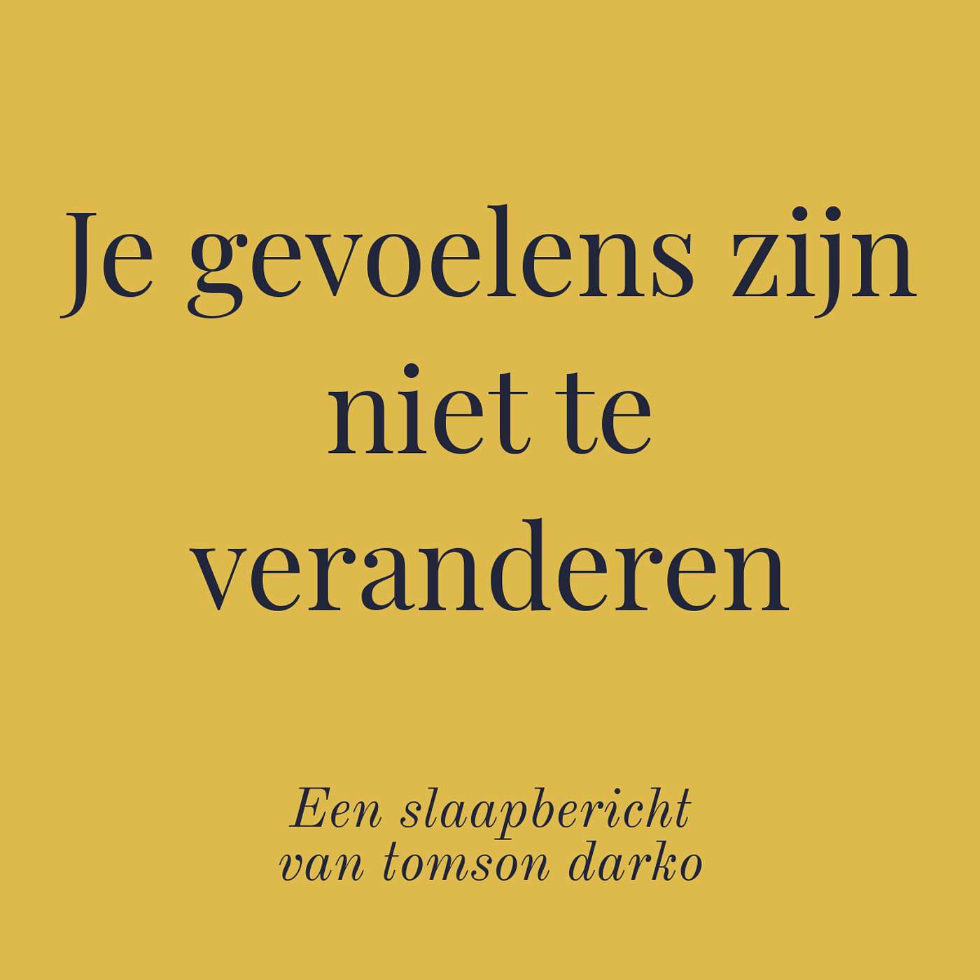 In slaap vallen met melancholie van Tomson Darko